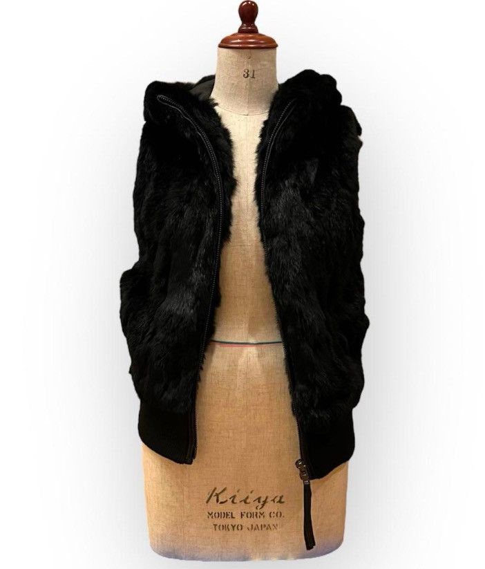BUFFALO BOBS × Yohji Yamamoto Buffalo bobs genuine rabbit fur hooded vest Size US L / EU 52-54 / 3 - 1 Thumbnail