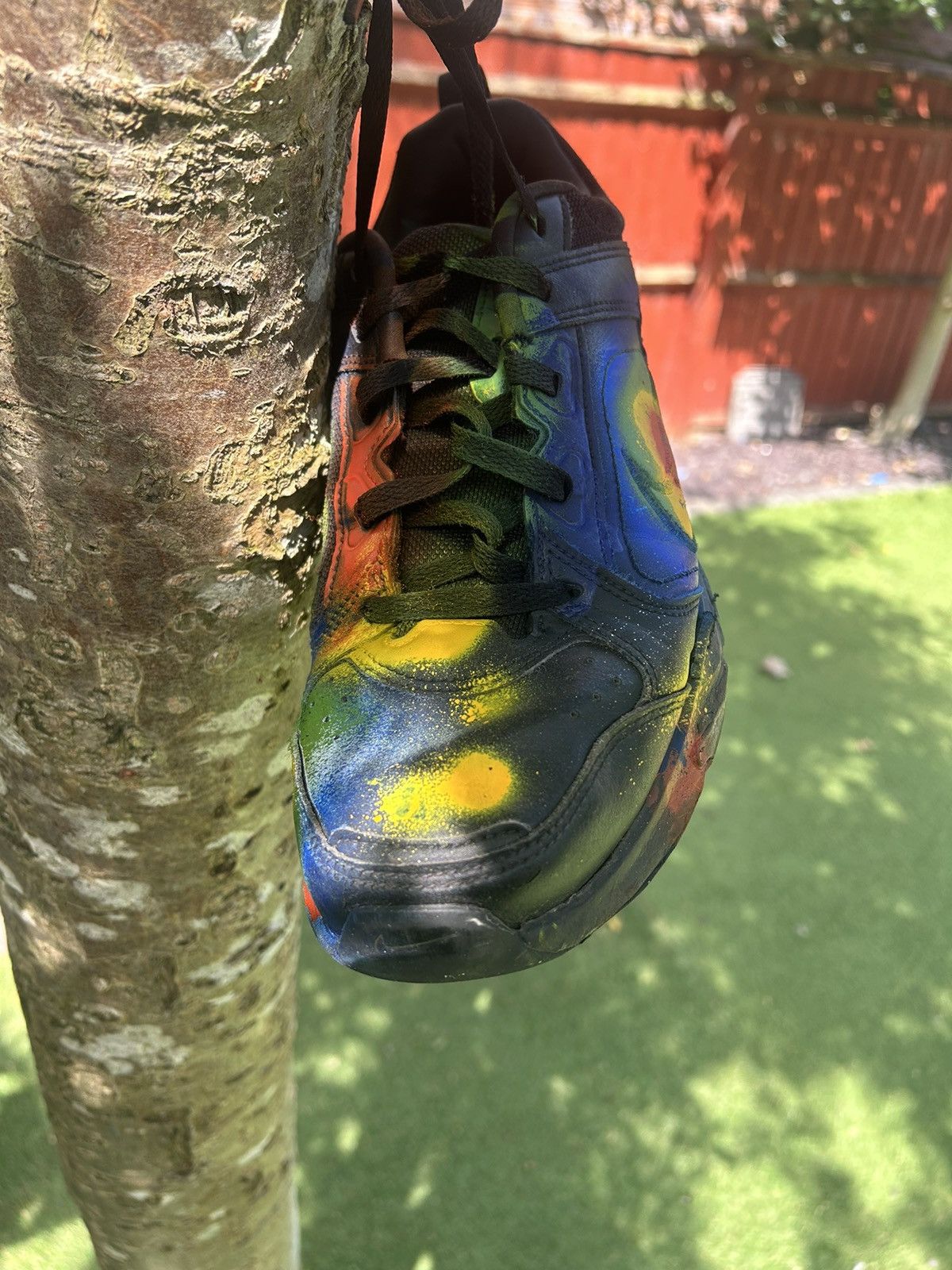 Nike nike air monarch trainers custom Size US 11 / EU 44 - 6 Thumbnail