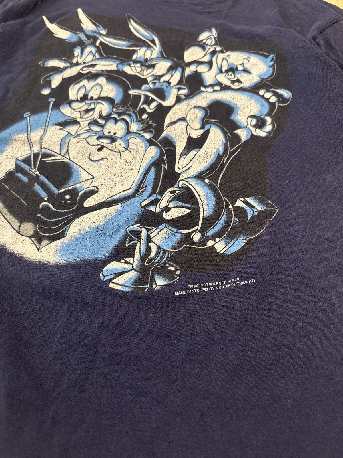 Vintage × Warner Bros Vintage 90s Taz Looney Tunes Television T-Shirt Size US L / EU 52-54 / 3 - 2 Thumbnail
