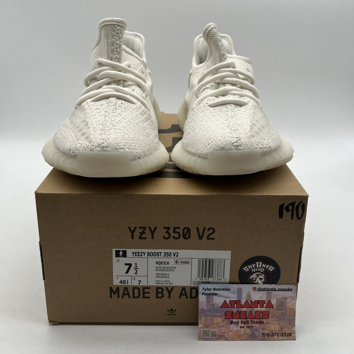 Adidas Yeezy boost 360 bone Size US 7.5 / EU 40-41 - 2 Thumbnail
