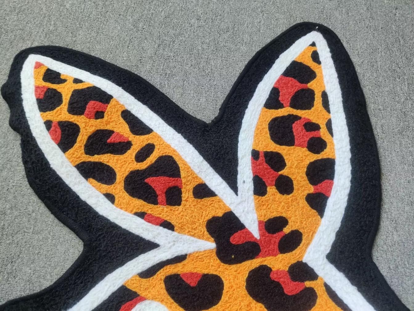 Other PlayBoy Bunny Wool Thread Carpet Leopard Size ONE SIZE - 4 Thumbnail
