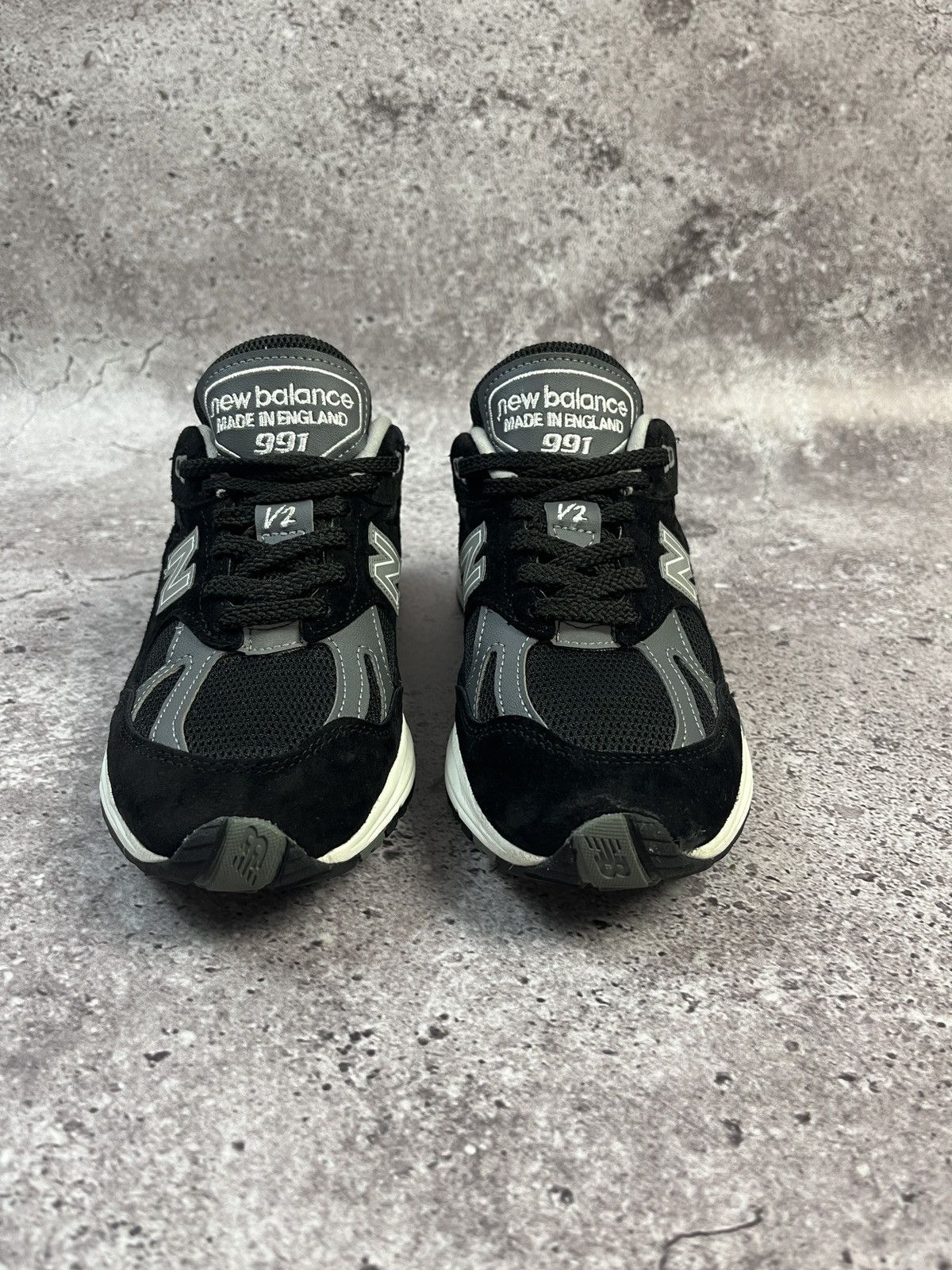 New Balance New Balance U991BK2 Black Suede Made In England Size US 5 / IT 35 - 2 Thumbnail