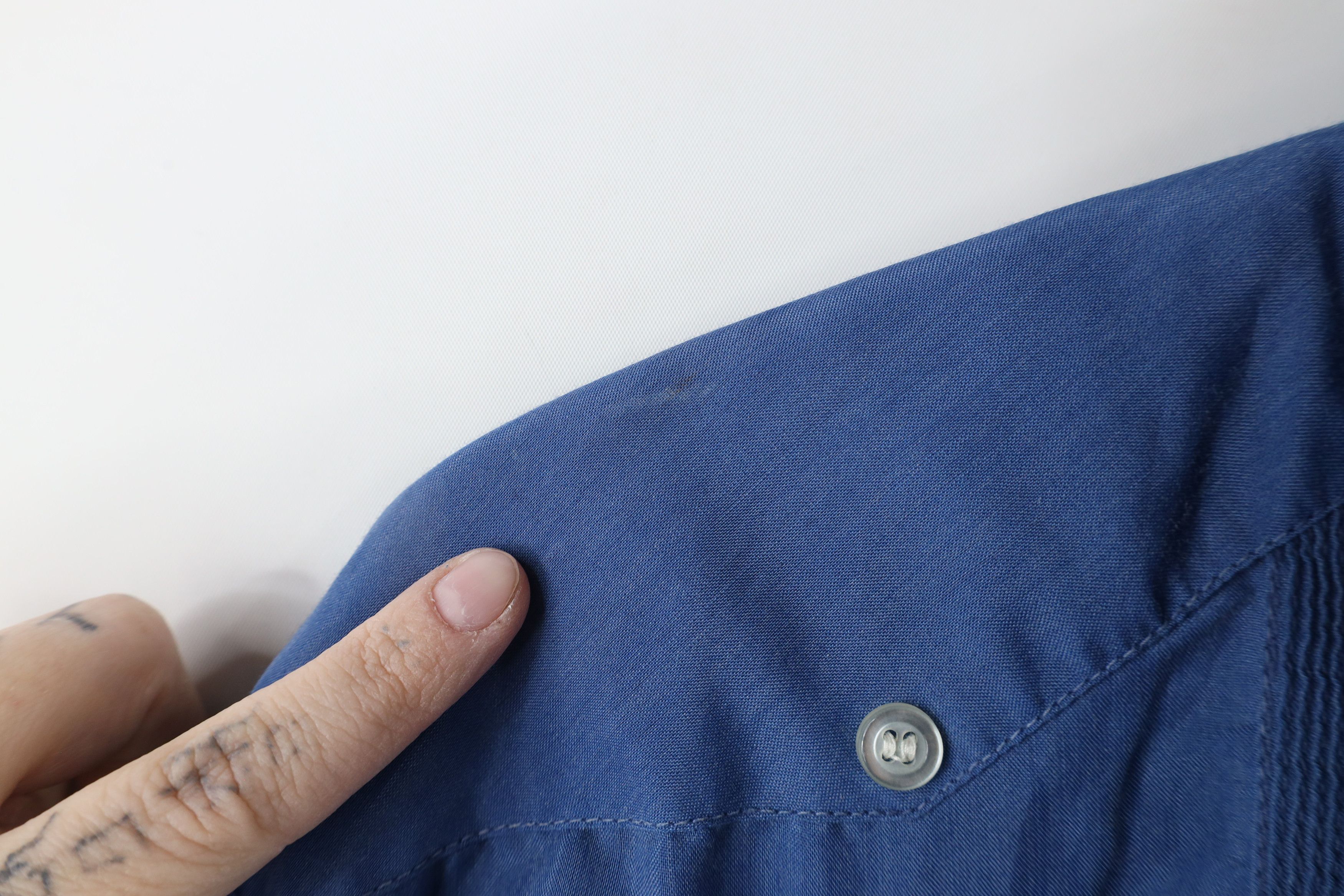 Vintage Vintage 70s Streetwear Geometric Looped Collar Button Shirt Size US M / EU 48-50 / 2 - 5 Thumbnail