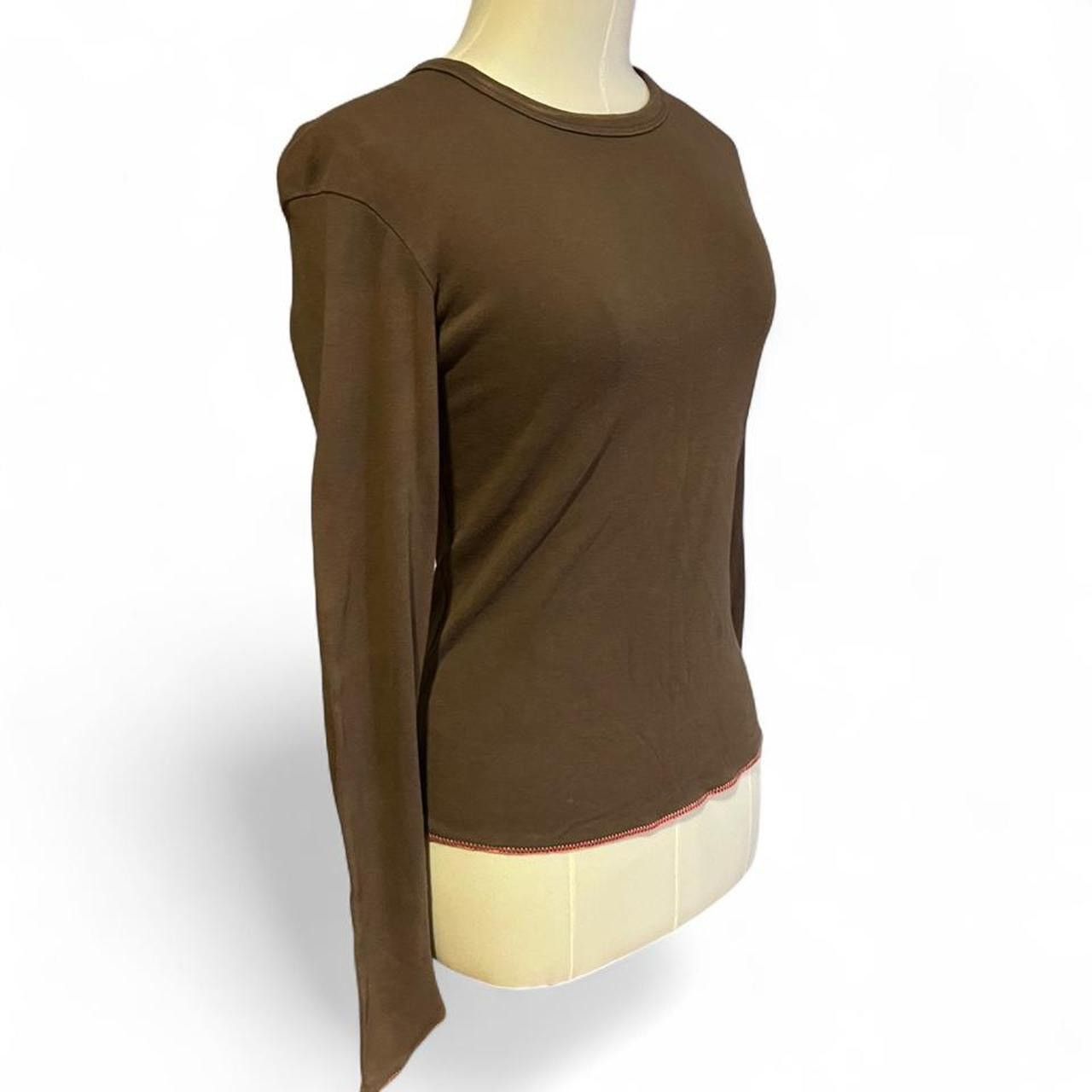 Diesel Vintage y2k Diesel brown long sleeves top Size M / US 6-8 / IT 42-44 - 7 Thumbnail