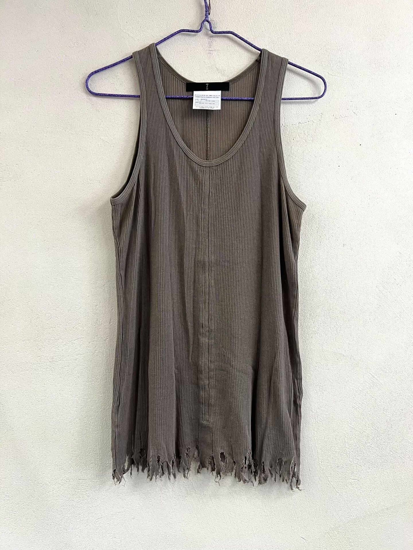 Julius Julius_7 Ruined Hem Tank Top Size M / US 6-8 / IT 42-44 - 1 Thumbnail
