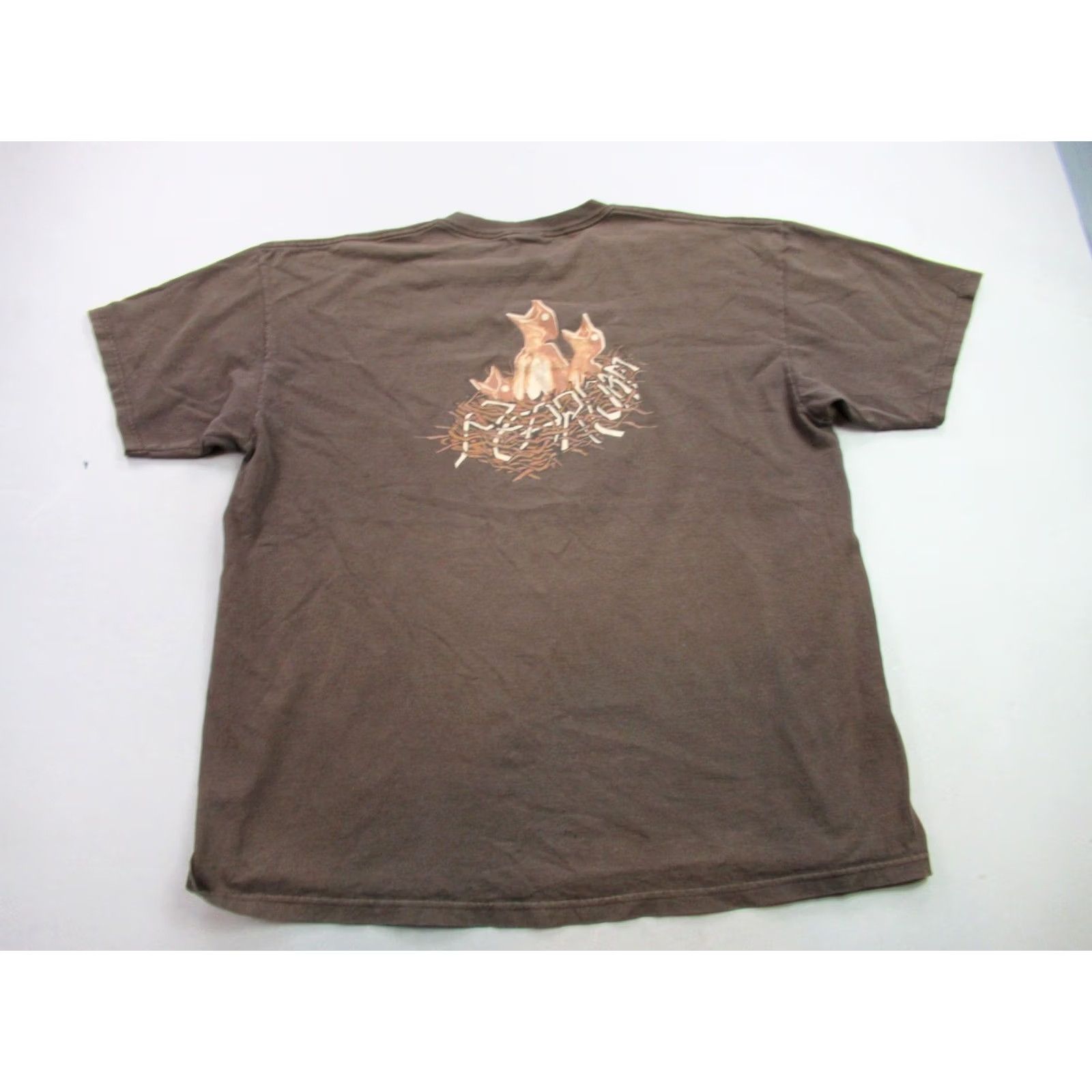 Anvil Anvil Shirt Mens M Brown Short Sleeve Crew Neck Outdoors Lightweight Casual Size US M / EU 48-50 / 2 - 5 Thumbnail