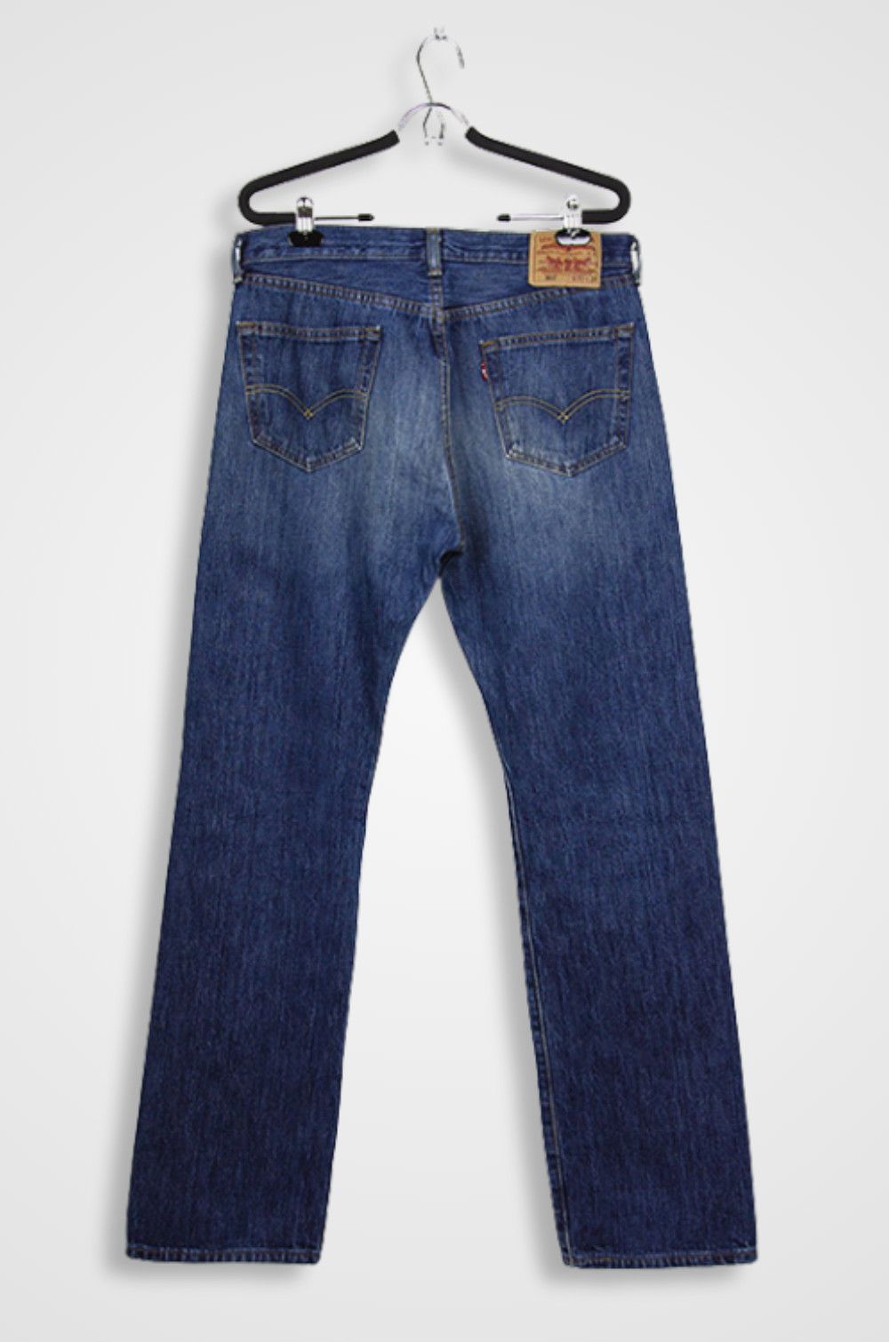Levi's Levi’s 501 Straight Fit Jeans Blue Denim - Size 33×32 Size US 33 - 1 Thumbnail