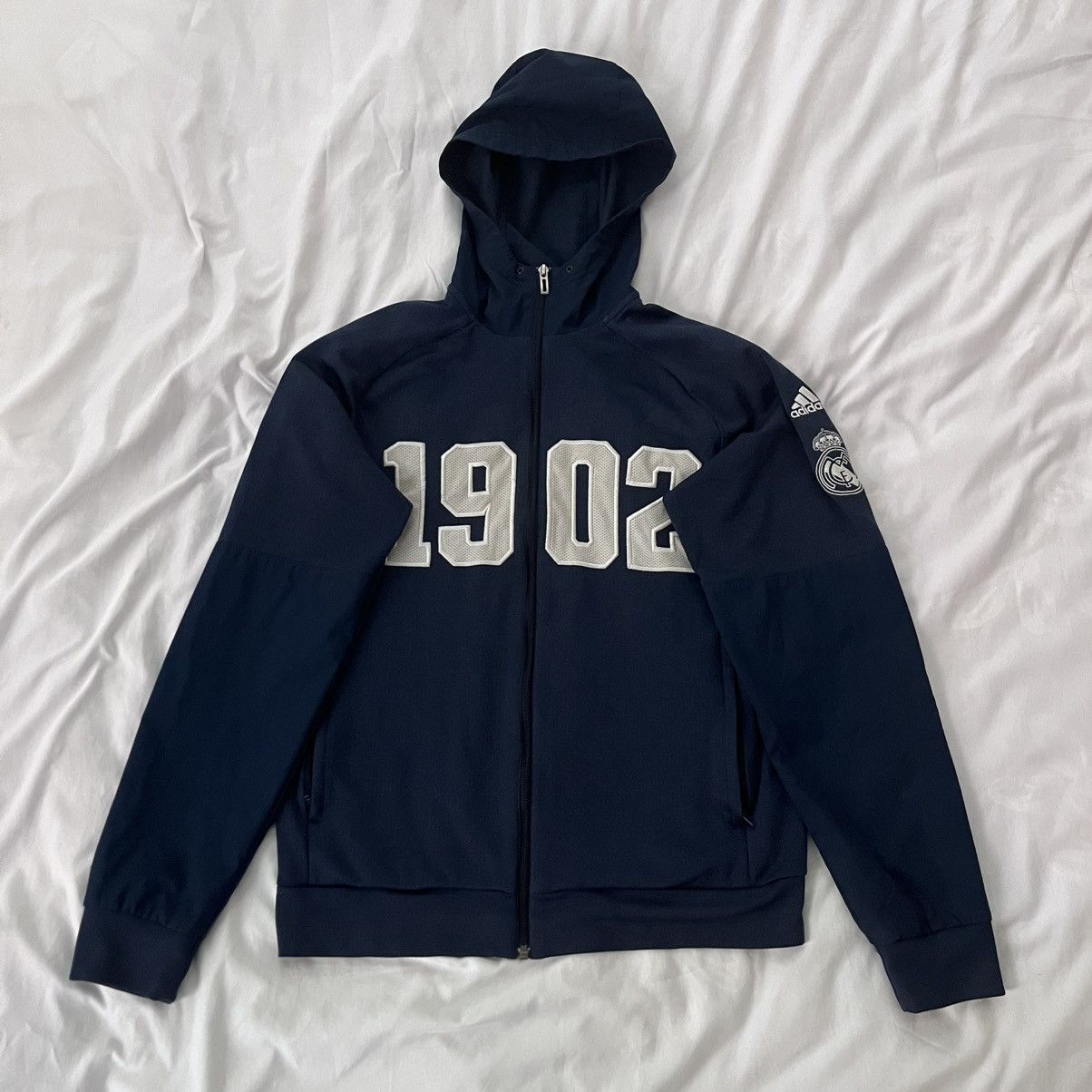 Adidas Adidas Real Madrid Game-day Kit Full Zip Hoodie Jacket | Grailed