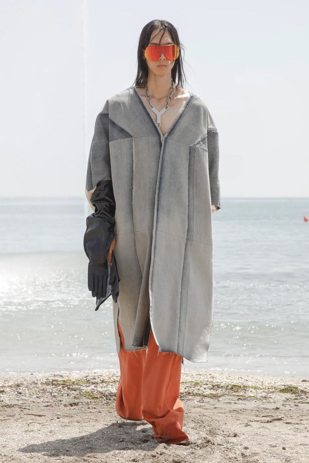 Rick Owens SS22 Runway Peter Cloak Size US L / EU 52-54 / 3 - 7 Thumbnail