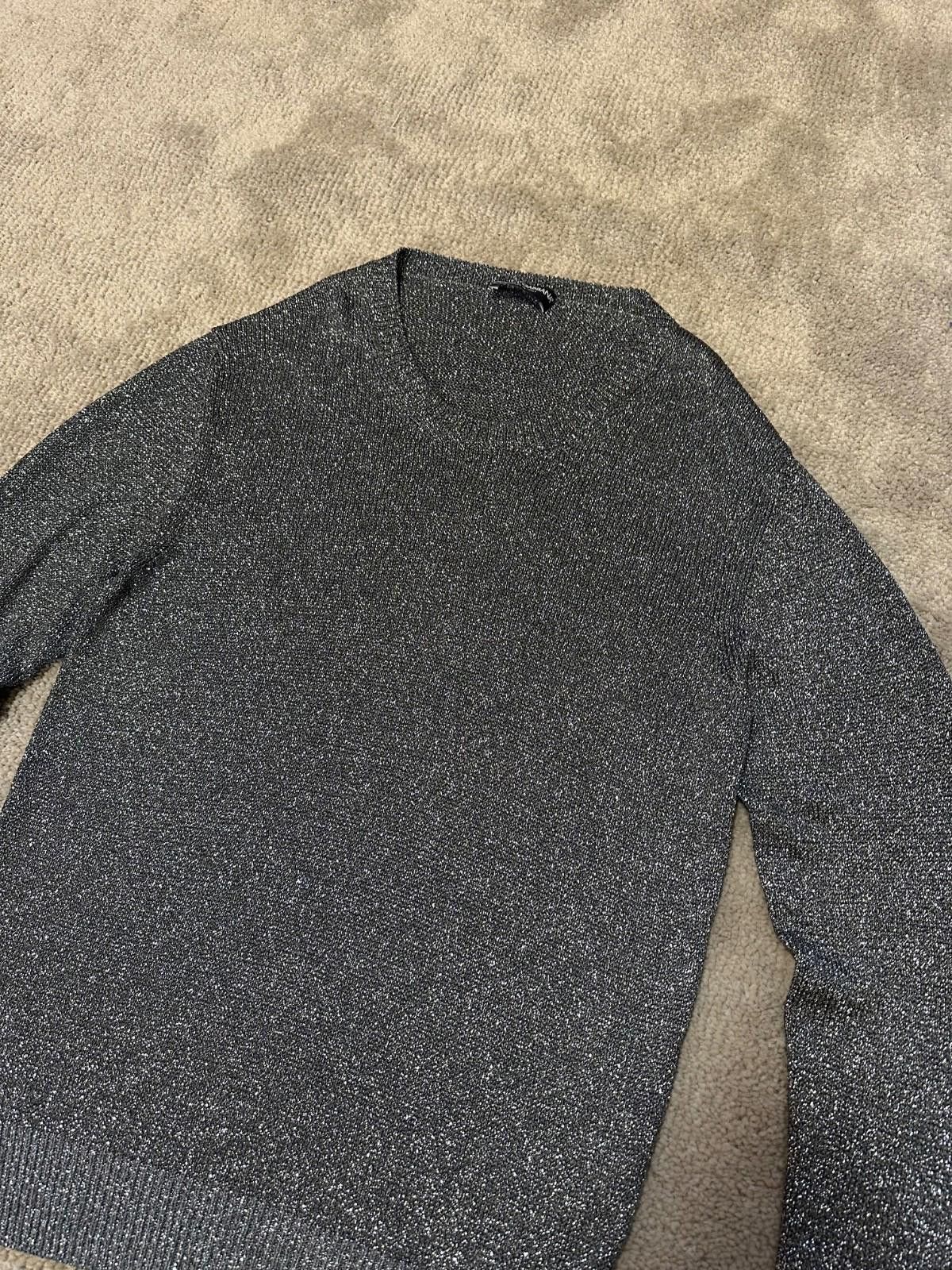 Dolce & Gabbana Dolce&Gabbana Mens Sweatshirt Gliter Gray Sz 54 Size US L / EU 52-54 / 3 - 4 Thumbnail