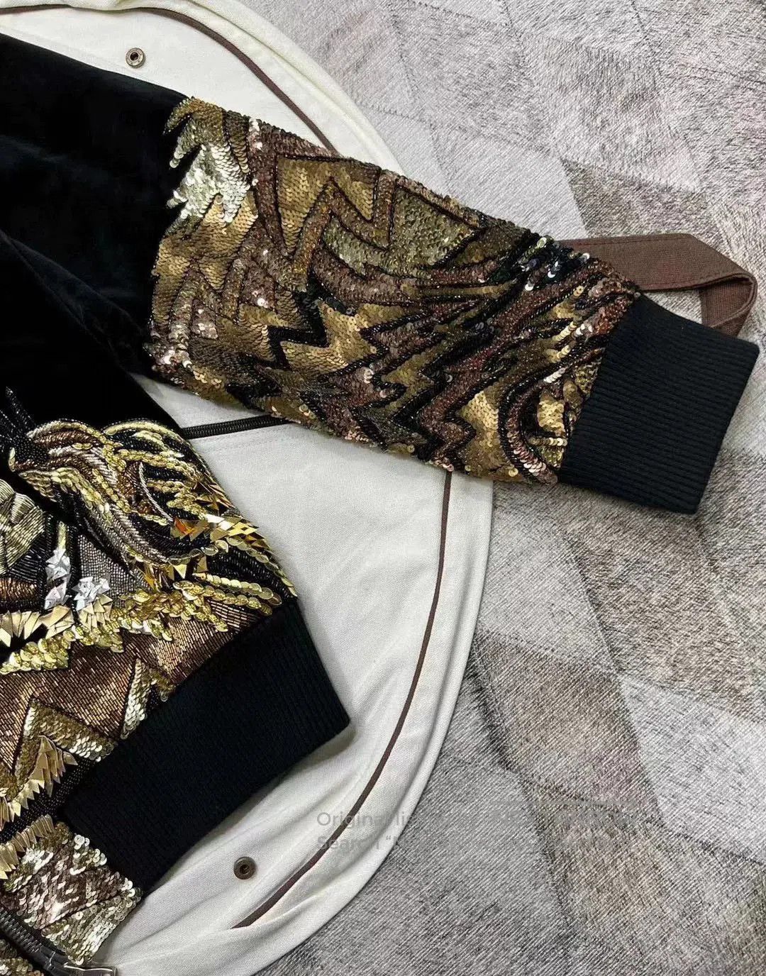 Balmain Balmain Tiger Jacket with Scale Beads. Size US M / EU 48-50 / 2 - 4 Thumbnail