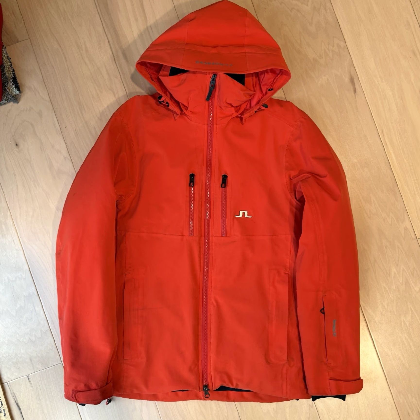 J.Lindeberg J Lindeberg Watson Ski Jacket Small Orange Full Zip Parka Winter Ski Snowboard Mens Size US S / EU 44-46 / 1 - 2 Thumbnail