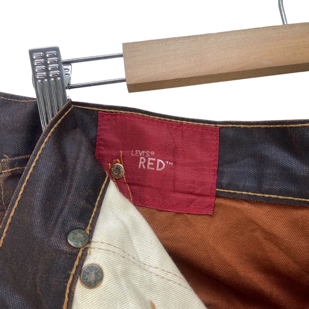 Levi's Vintage Levi’s Made in Italy Buckle Back Pants Size US 29 - 22 Thumbnail