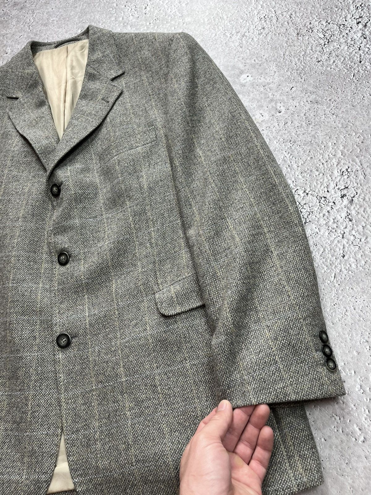 Other Vintage Atelier Torino Wool Blazer Gray Size 52 Jacket Size US L / EU 52-54 / 3 - 5 Thumbnail