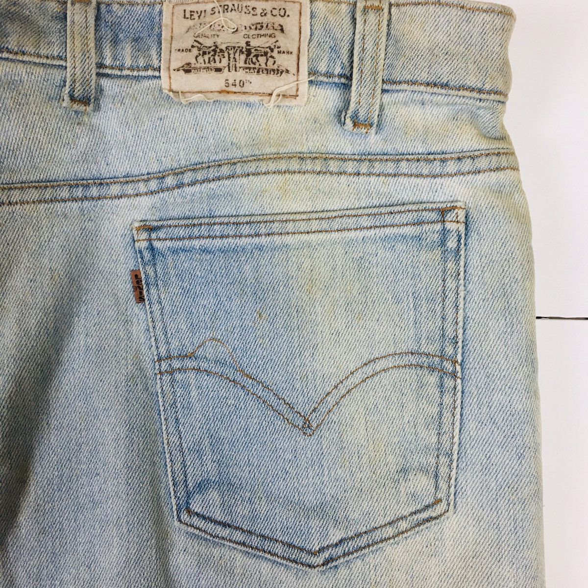 Levi's Vintage Clothing Vintage 90s Levi’s 540 Brown Tab Stretchable Flex Denim Size US 44 / EU 60 - 6 Thumbnail