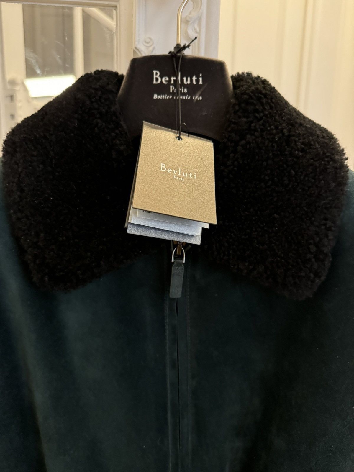 Berluti Berluti Lizard Trimmed Shearling Jacket Size US M / EU 48-50 / 2 - 4 Thumbnail