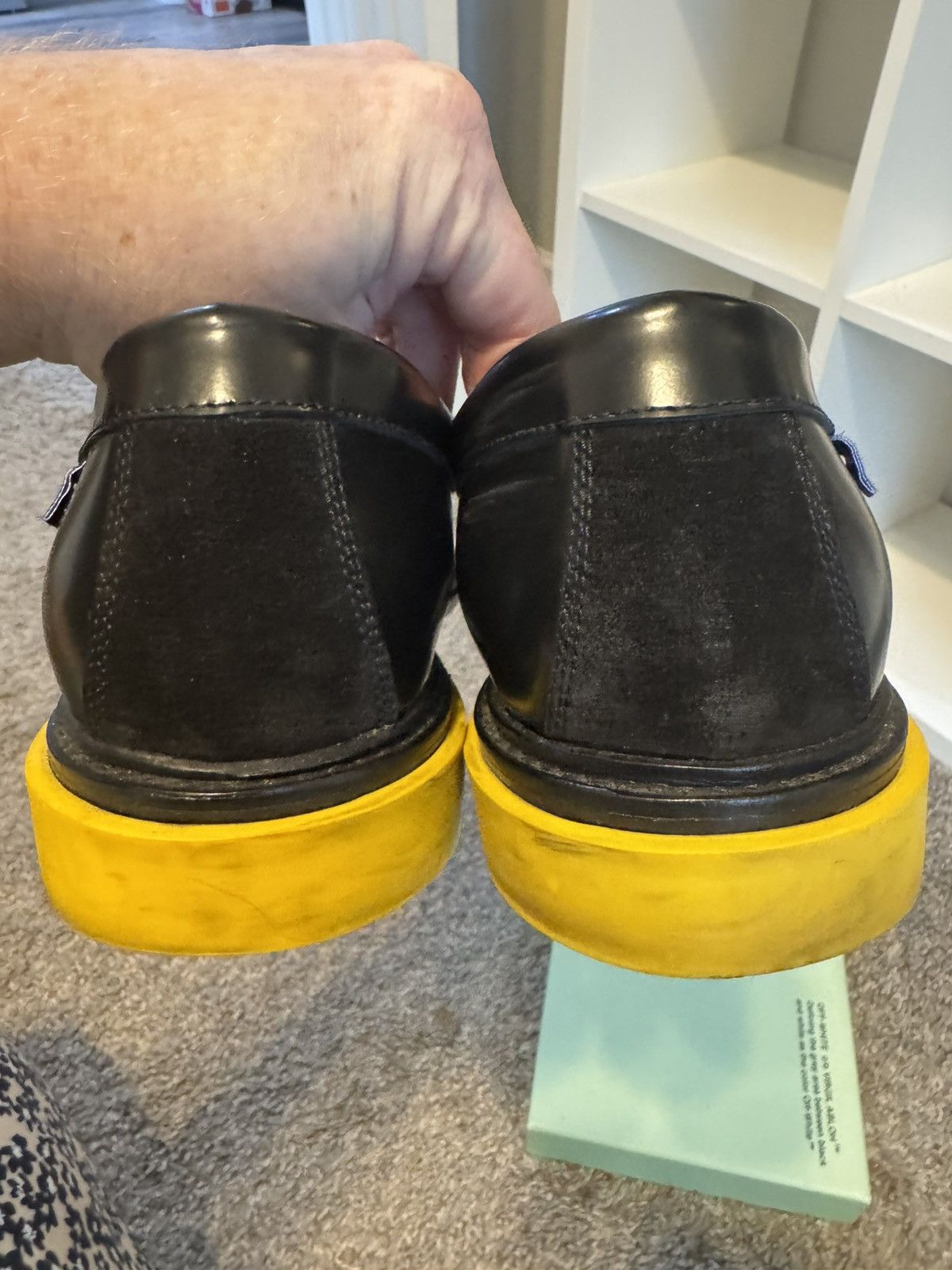 Off-White Off-white black/yellow tassel loafers 2019 virgil Size US 9.5 / EU 42-43 - 2 Thumbnail