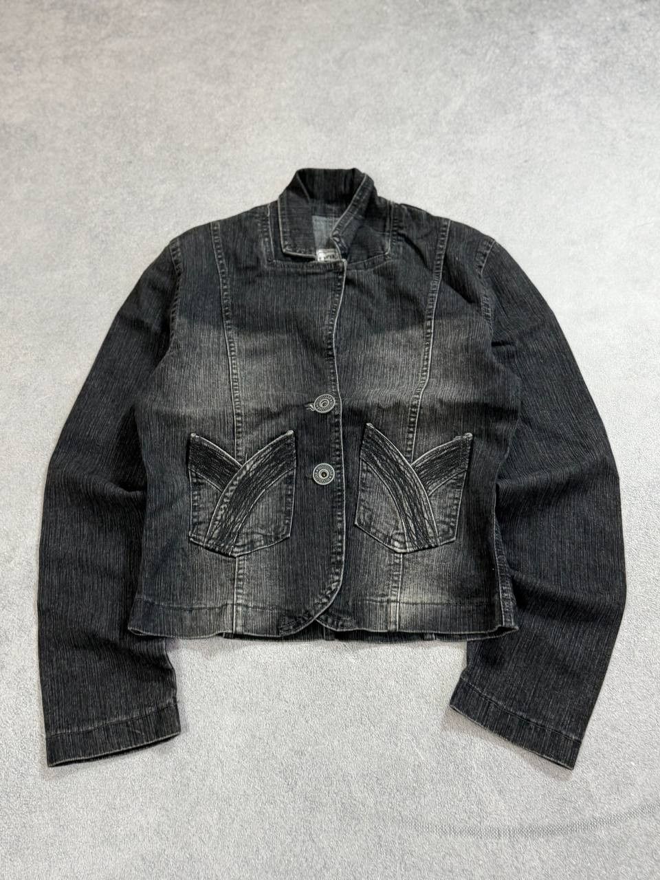 Japanese Brand Vintage 90s Denim Trucker Japan Style Archive Retro Jacket Size US XS / EU 42 / 0 - 4 Thumbnail