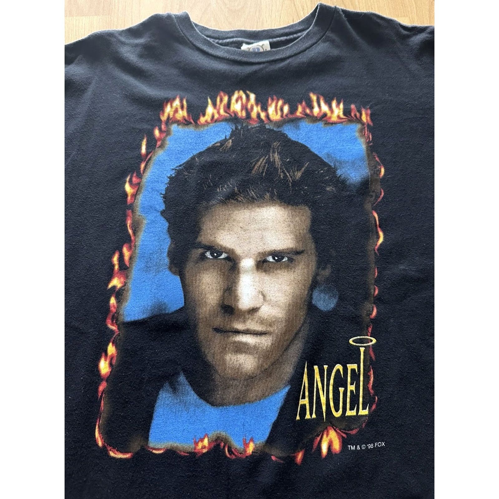 Vintage VINTAGE Buffy the Vampire Slayer T-shirt XL Men Black 90s Angel Cotton Tee Size US XL / EU 56 / 4 - 3 Thumbnail