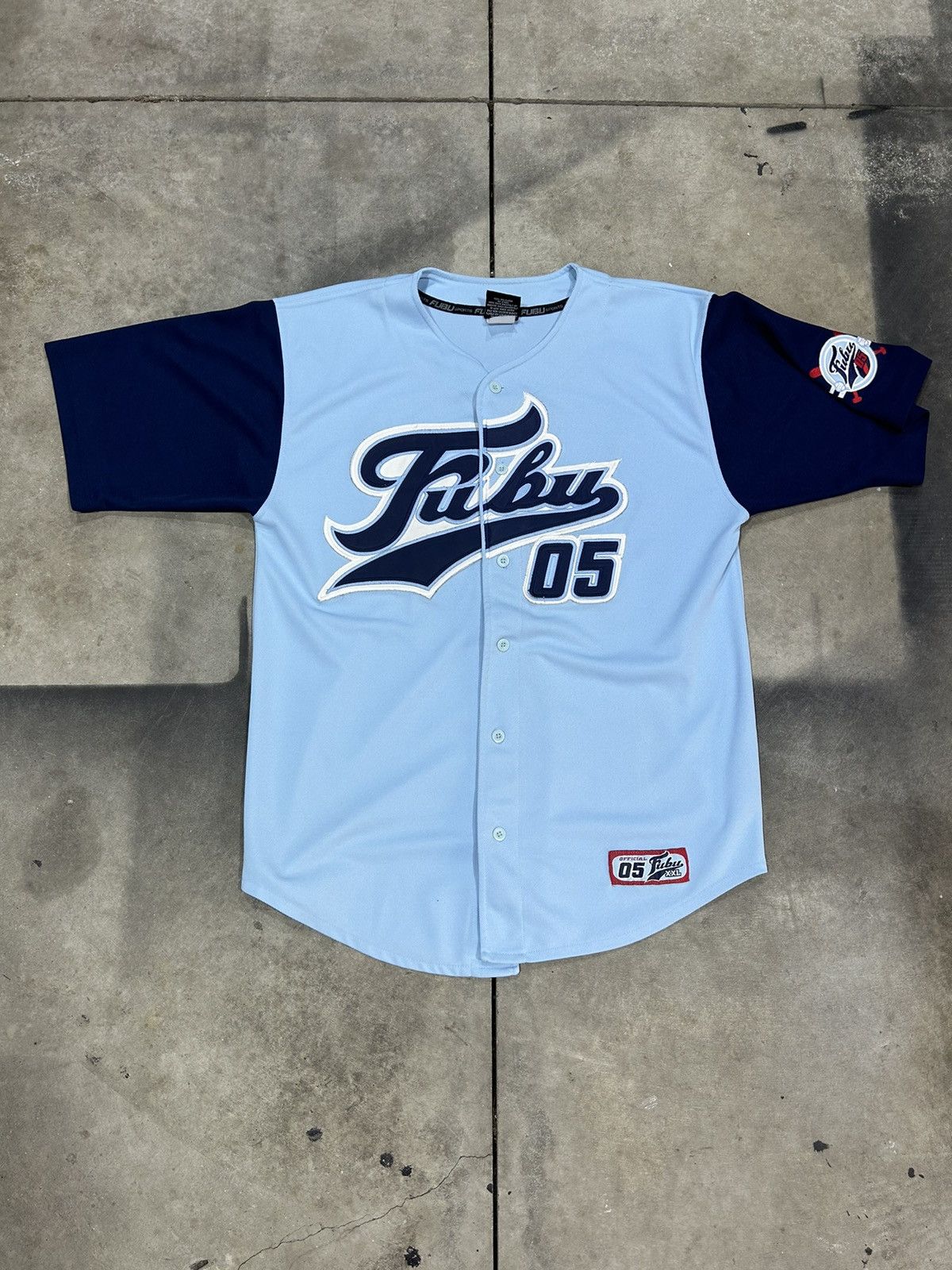 Fubu Vintage Streetwear FUBU 2005 Baseball Jersey Size US XL / EU 56 / 4 - 1 Thumbnail