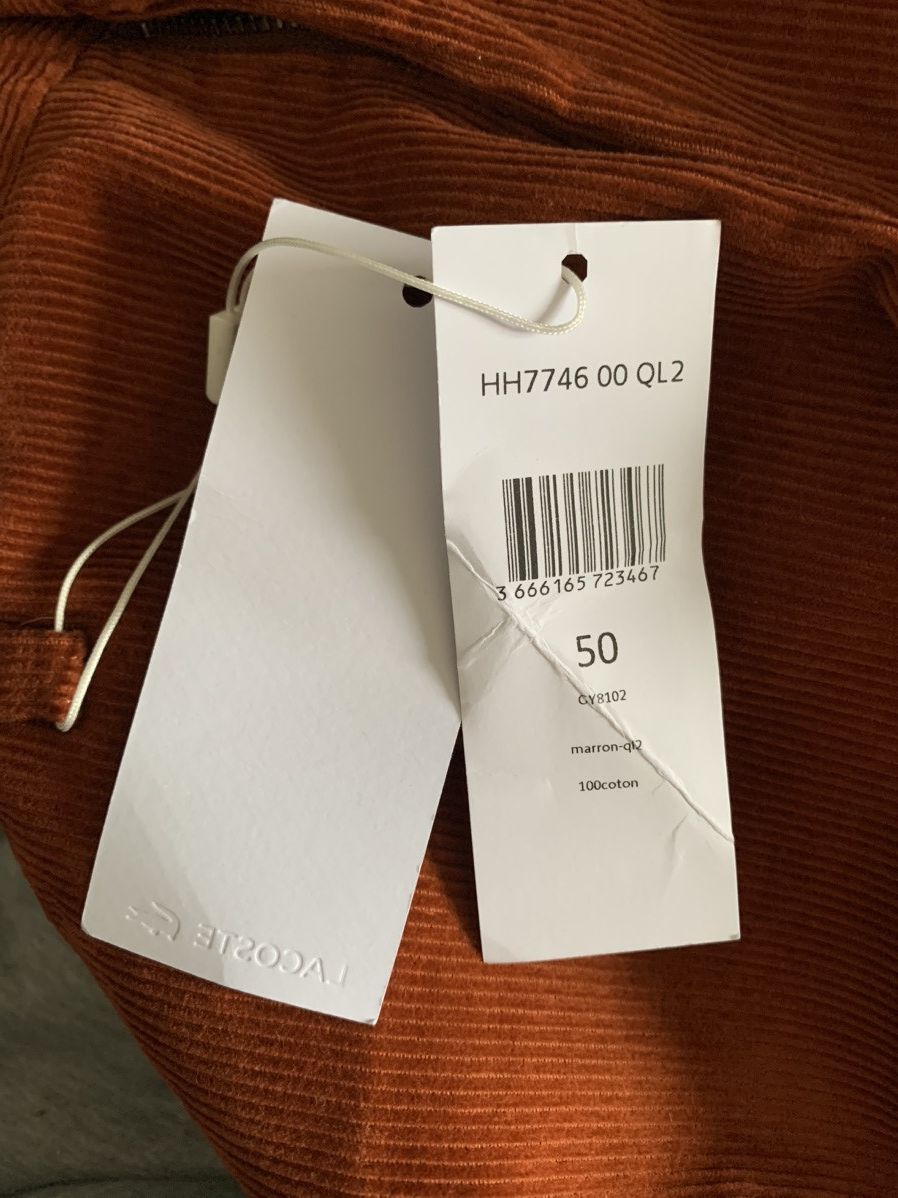 Lacoste Lacoste corduroy casual pants Size US 36 / EU 52 - 10 Thumbnail