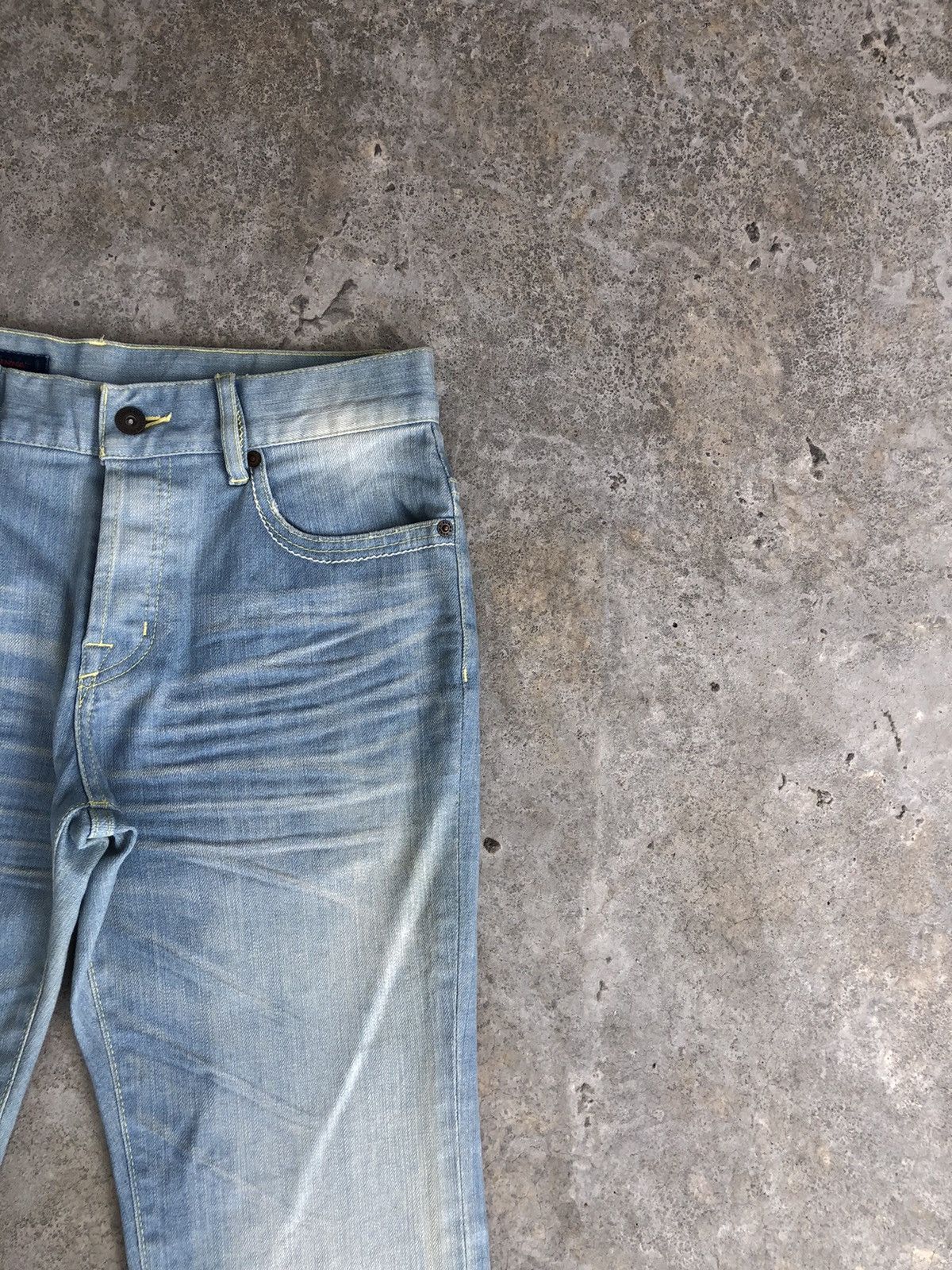 Japanese Brand Japanese Kunna Flared Jeans Distressed Jeans Size US 31 - 5 Thumbnail