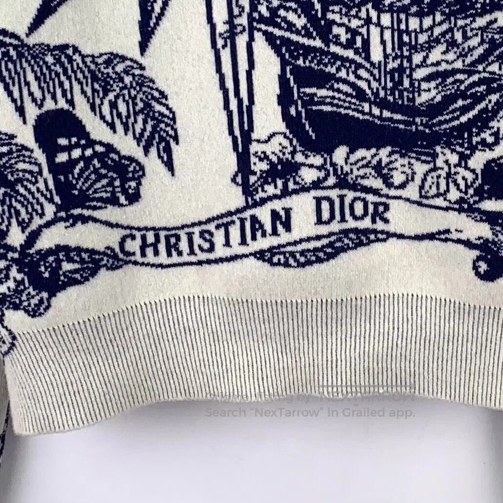 Dior Dior Color-blocked sailing ship and coconut tree patterned Size XXS / US 00 / IT 34 - 5 Thumbnail