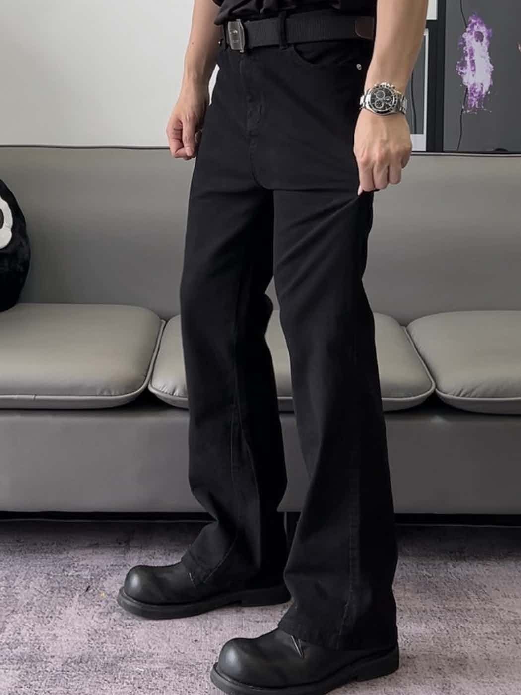 custom retro flared bootcut yuppie pants