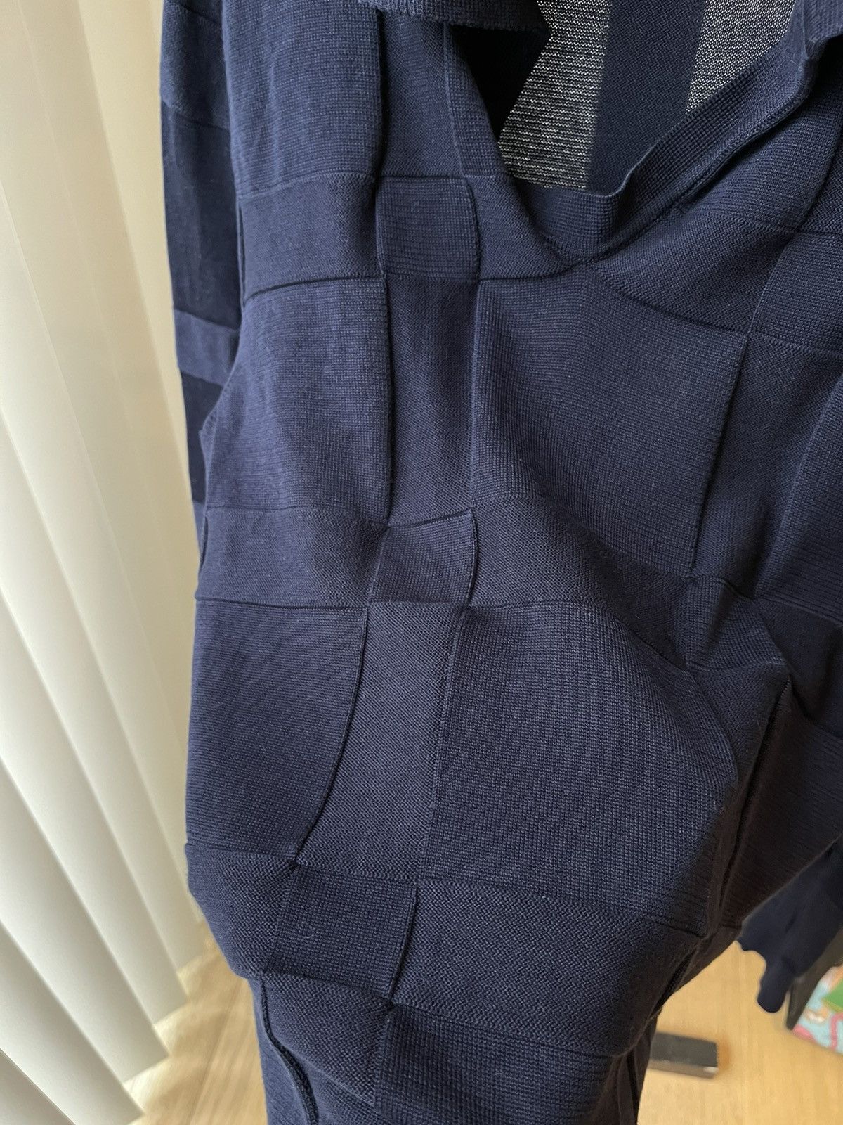 Maison Margiela Maison Margiela SS08 Navy Open-Collar Knit Polo Sweater Size US S / EU 44-46 / 1 - 9 Thumbnail