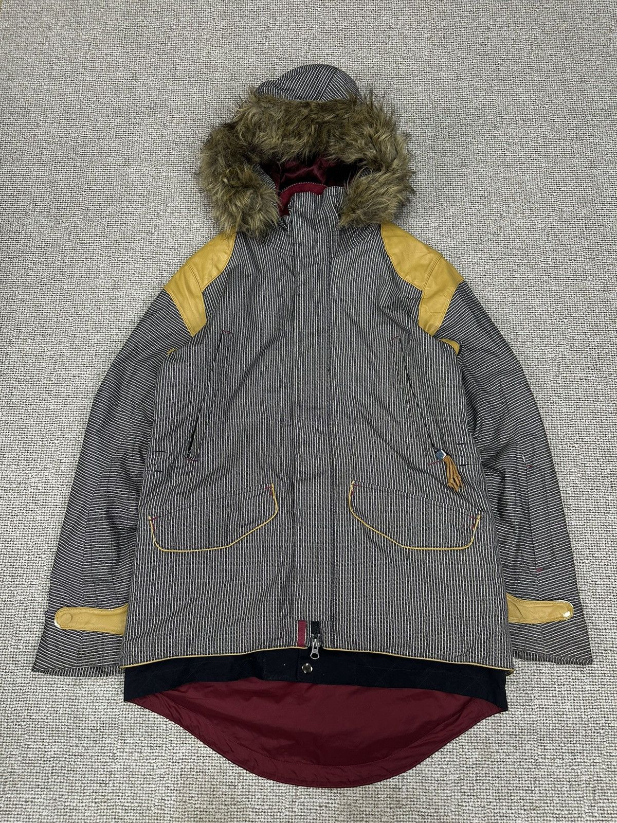 Burton Burton Fur Vkei Style Jacket Z257 Size US M / EU 48-50 / 2 - 1 Thumbnail