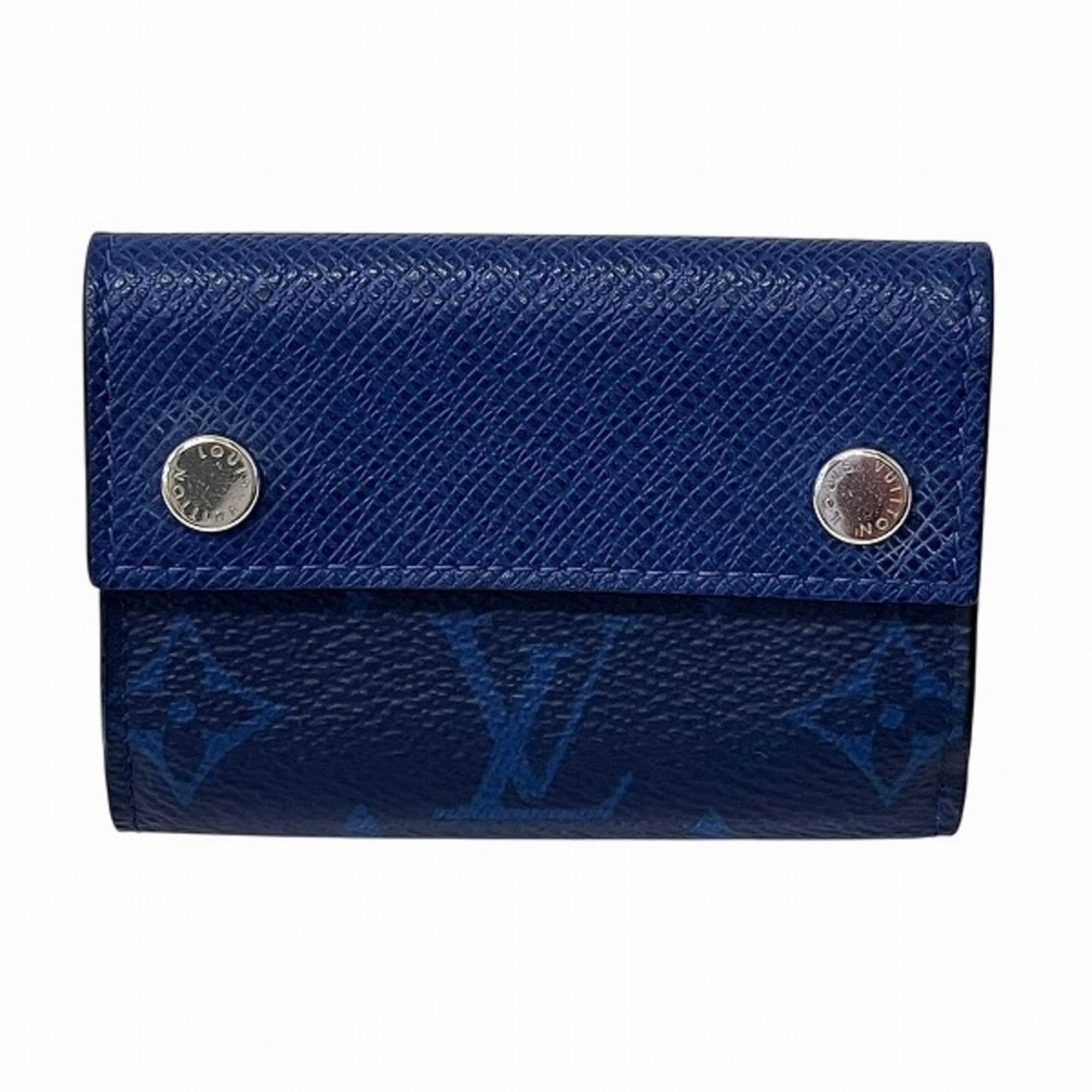 Louis Vuitton Louis Vuitton Taiga Lama Discovery Compact Wallet M67620 Tri-fold for Men Size ONE SIZE - 1 Thumbnail
