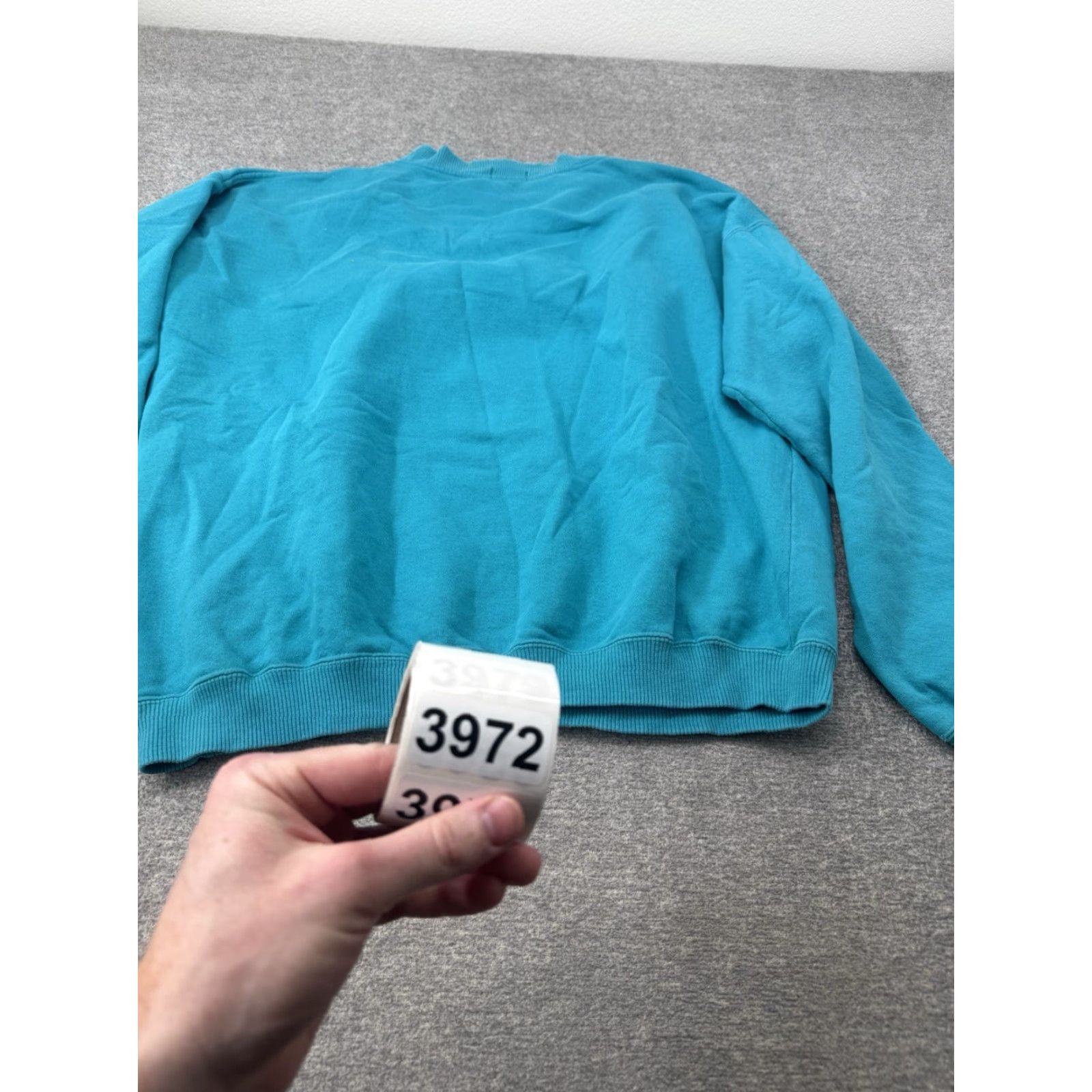 Lacoste Lacoste Sweatshirt Pullover Crocodile Logo Big Spell Out Teal Green Large Mens L Size US L / EU 52-54 / 3 - 8 Thumbnail