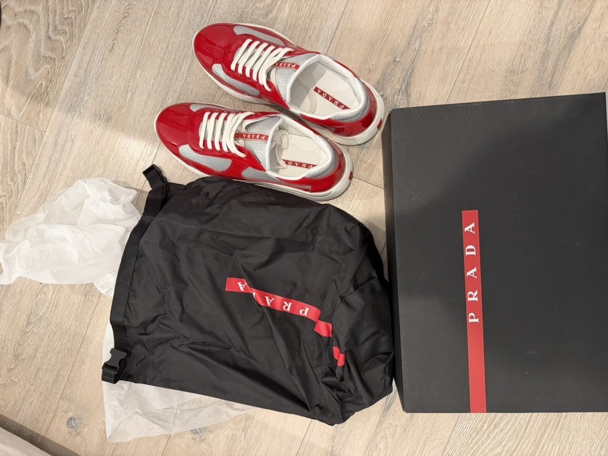 Prada Prada Americas Cup Red Size 11 - worn 1 time Size US 11 / EU 44 - 5 Thumbnail