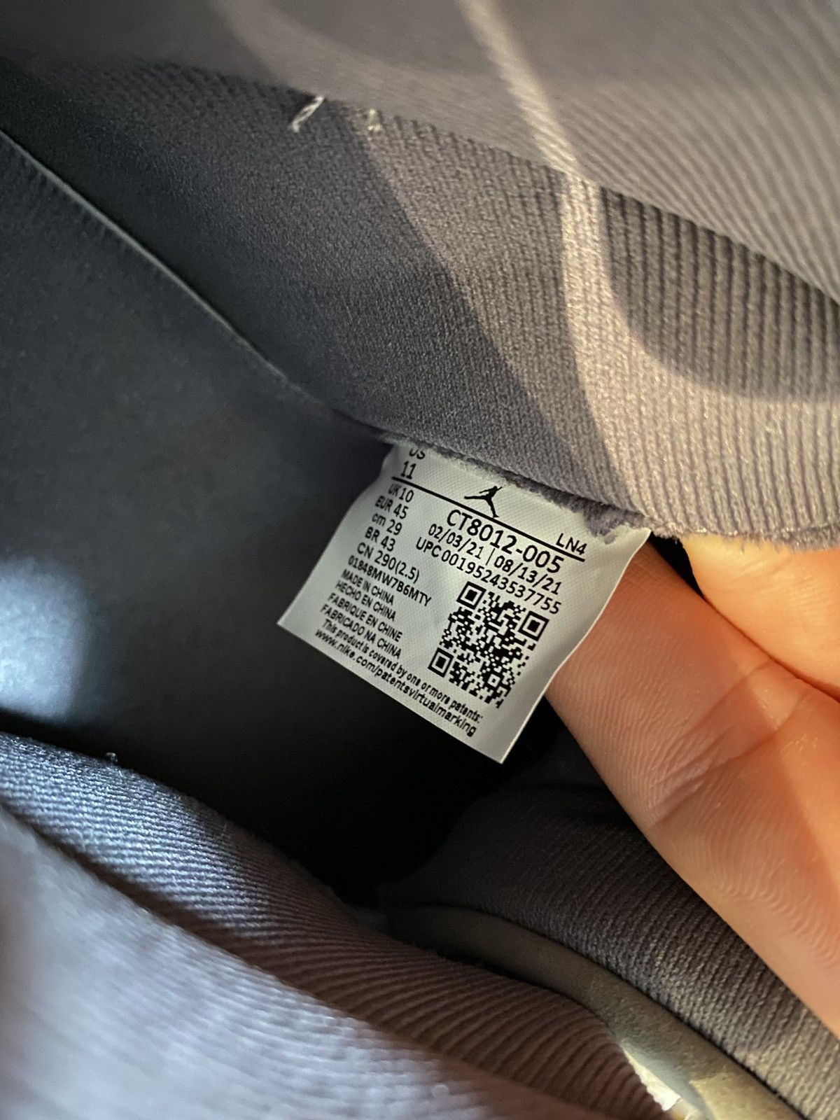 Jordan Brand Air Jordan 11 Retro “Cool Grey” (2021) Size US 11 / EU 44 - 8 Thumbnail