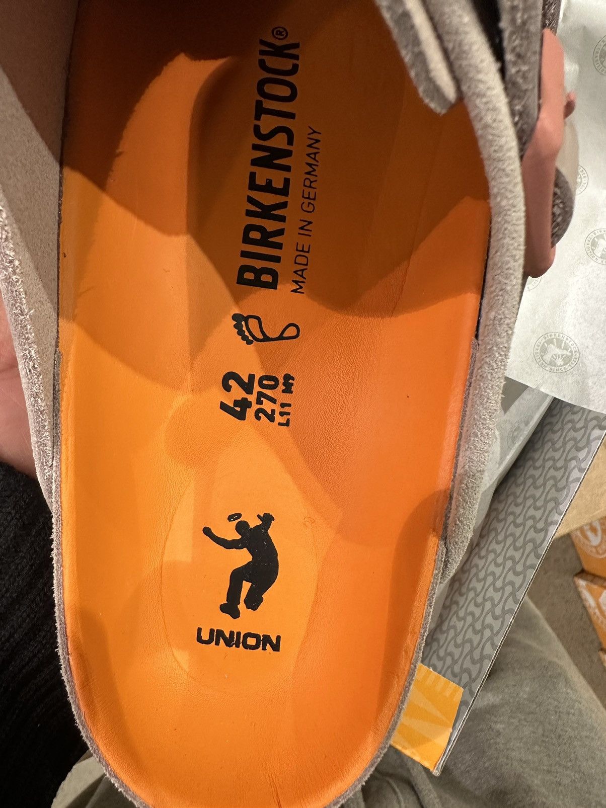 Birkenstock × Union LA Union LA Bimshire Shadow Grey Size US 9 / EU 42 - 6 Thumbnail