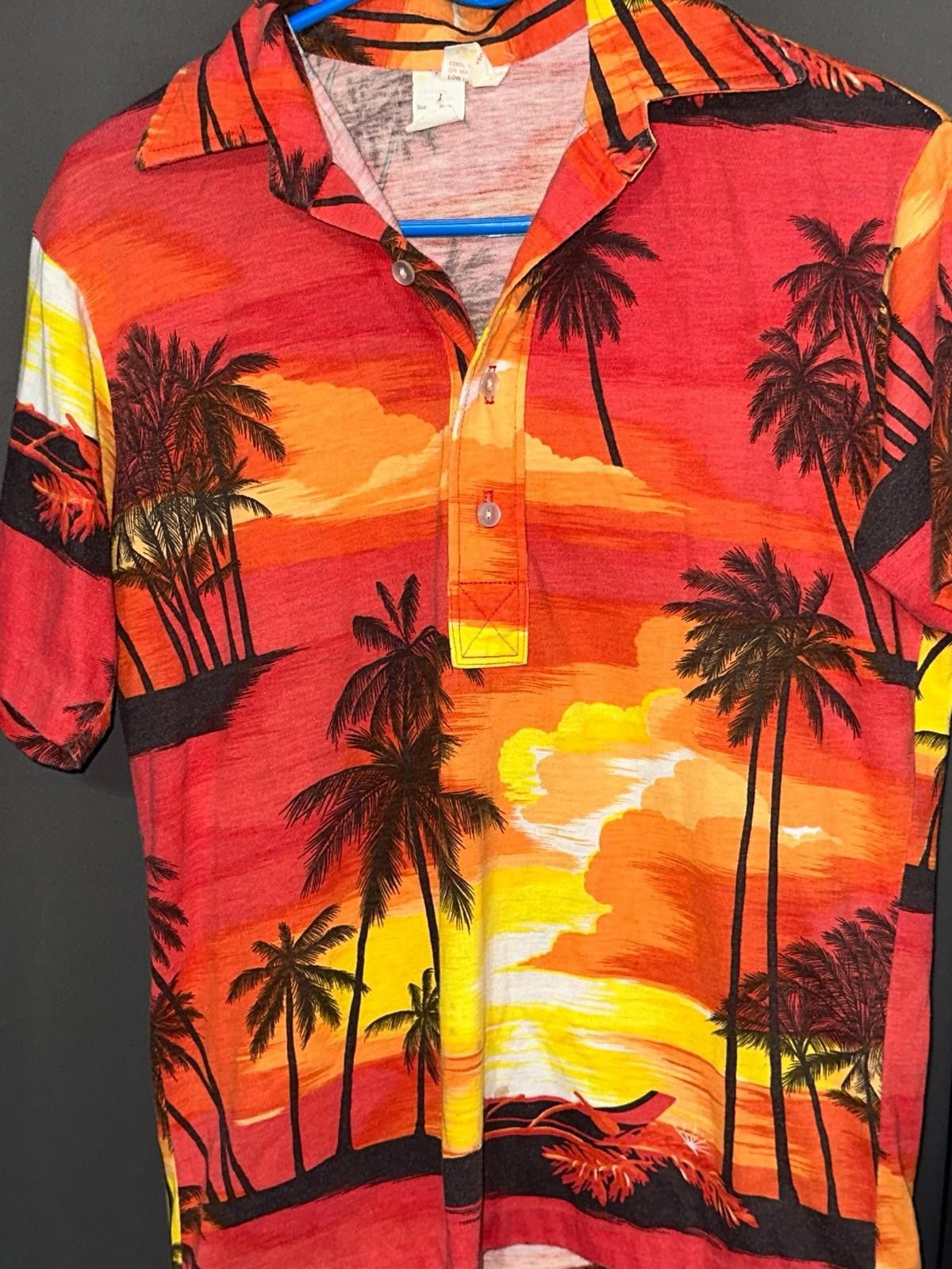 Designer Nui Nalu Hawaiian Sunset Shirt (Made in USA) S Size 36R - 1 Thumbnail