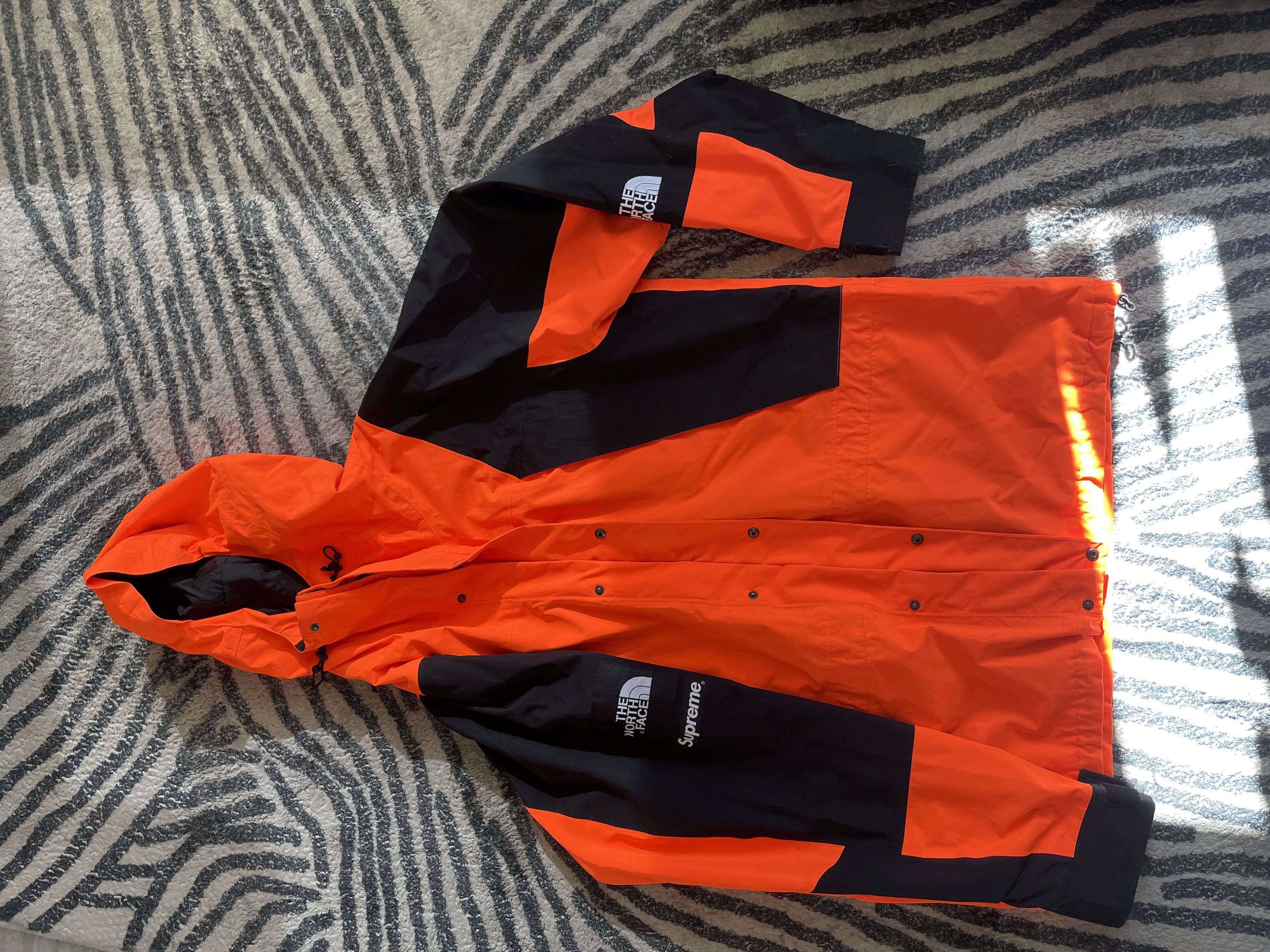Pre-owned Supreme X The North Face Supreme The North Face Mountain Light Jacket In Orange