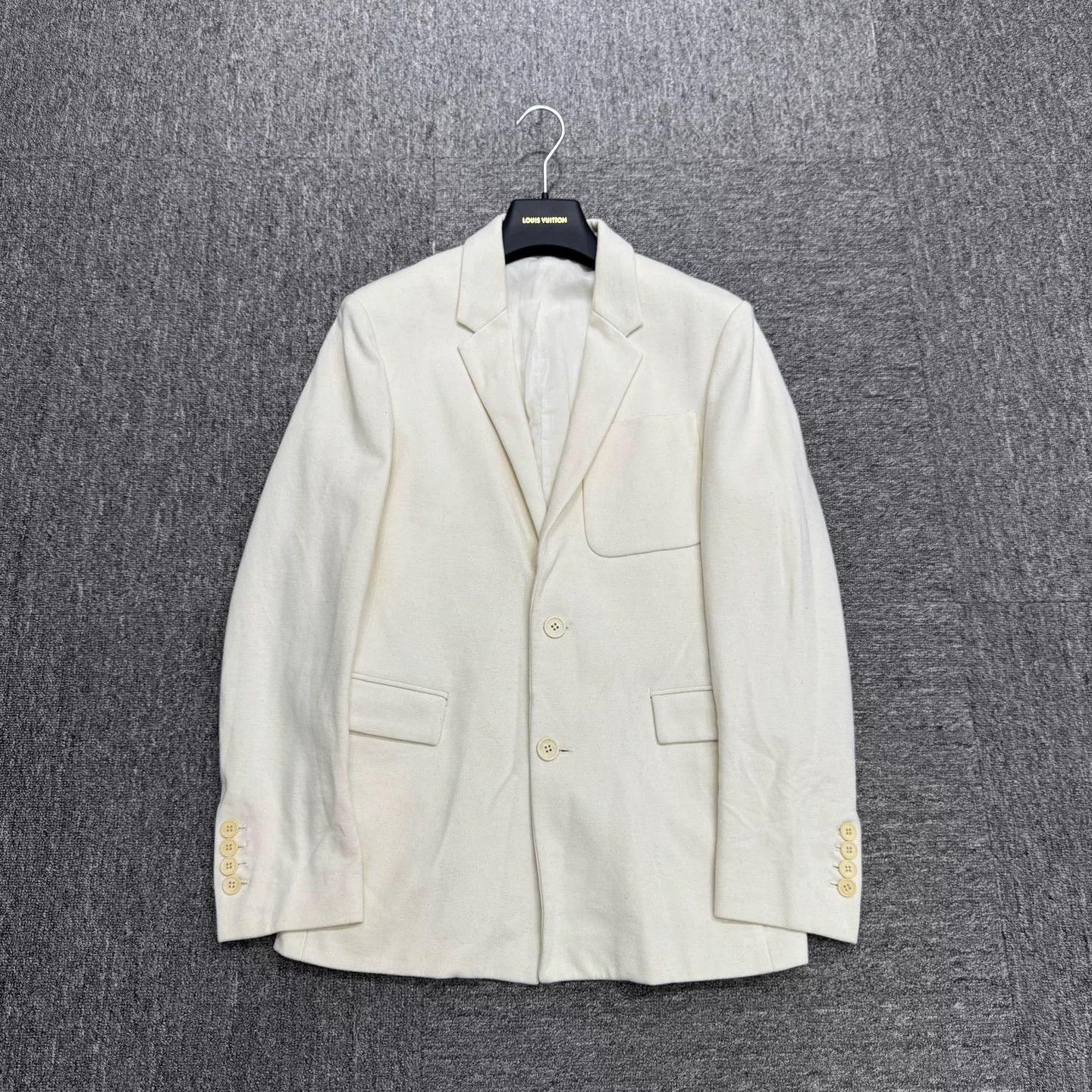 Kris Van Assche KRISVANASSCHE Solid Color Suit Jacket Size US S / EU 44-46 / 1 - 1 Thumbnail