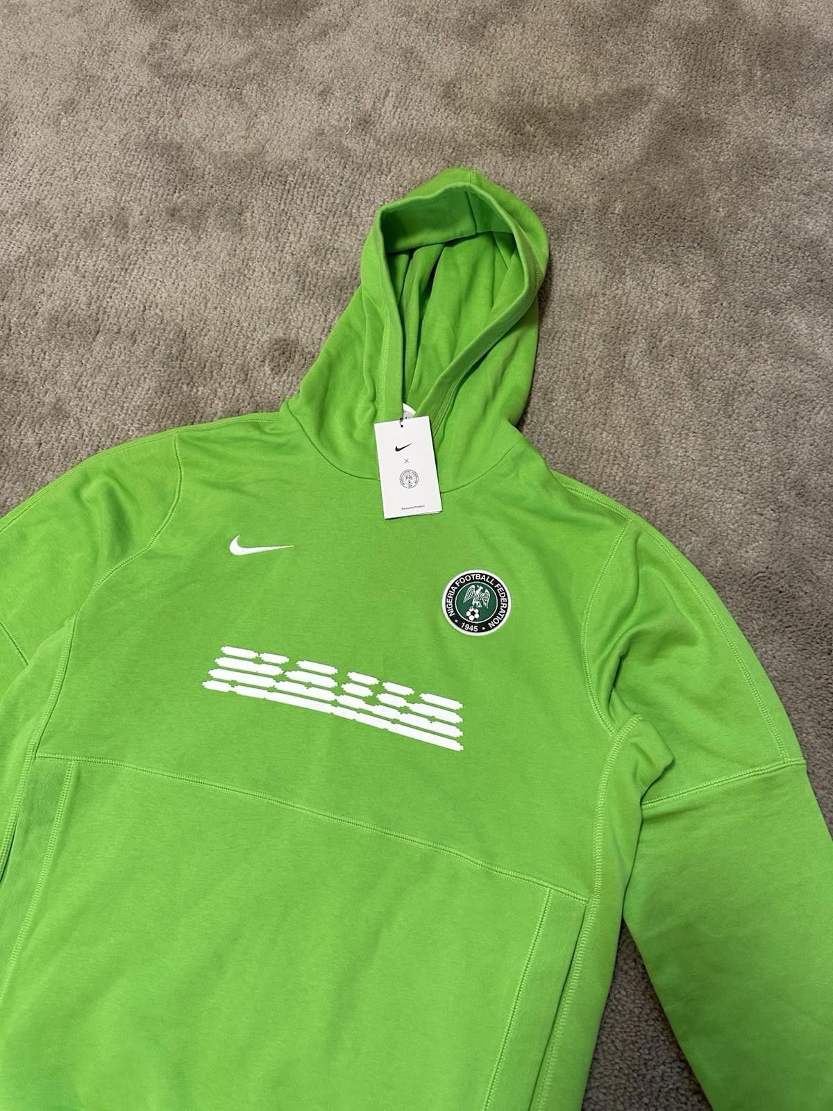 Nike NWT 2022-23 Nigeria Nike Terry Travel Hoodie Sz L Size US L / EU 52-54 / 3 - 6 Thumbnail