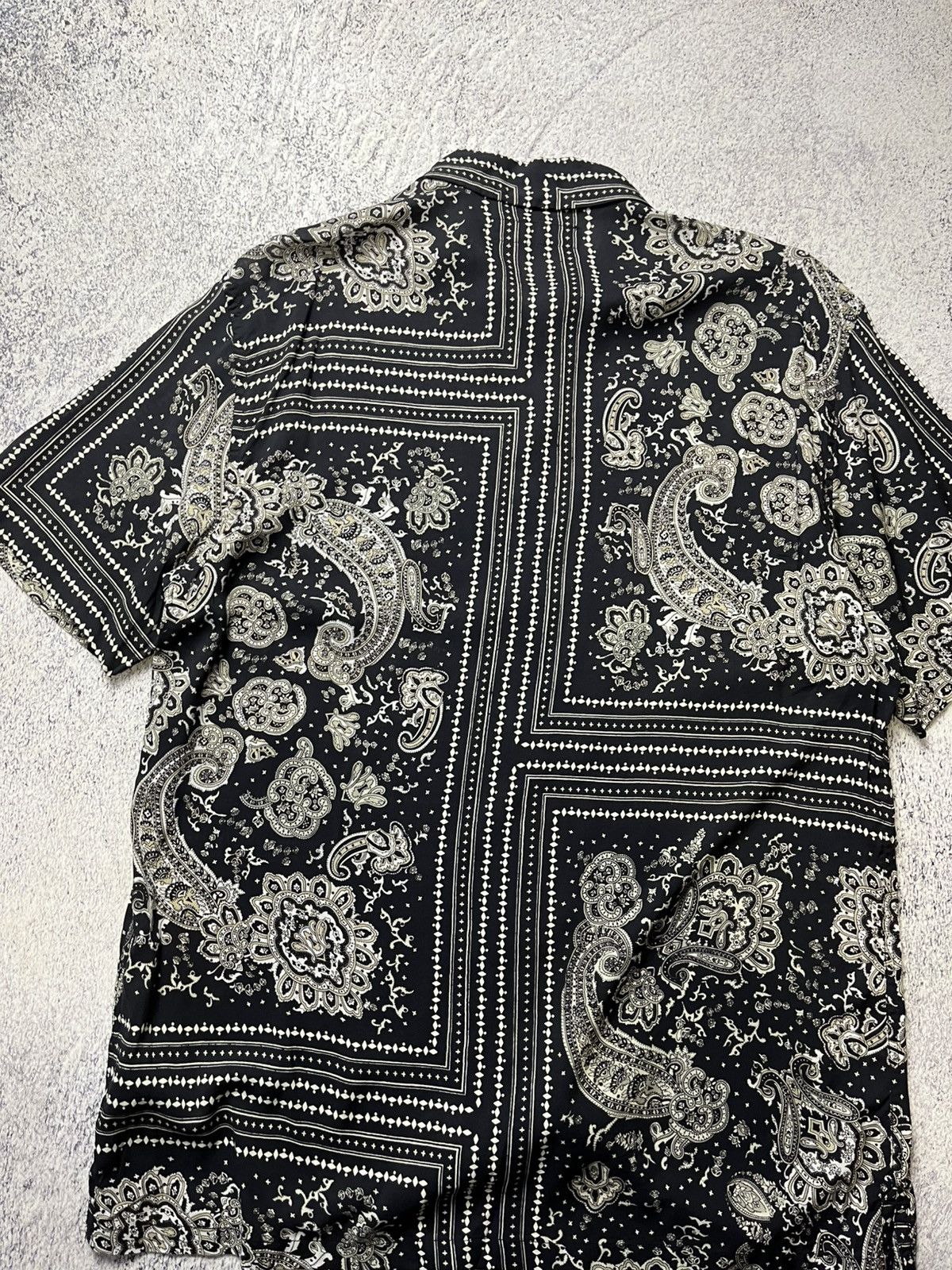 Allsaints Designer Allsaints Bandana Hawaii crazy oversize shirt Size US L / EU 52-54 / 3 - 24 Thumbnail