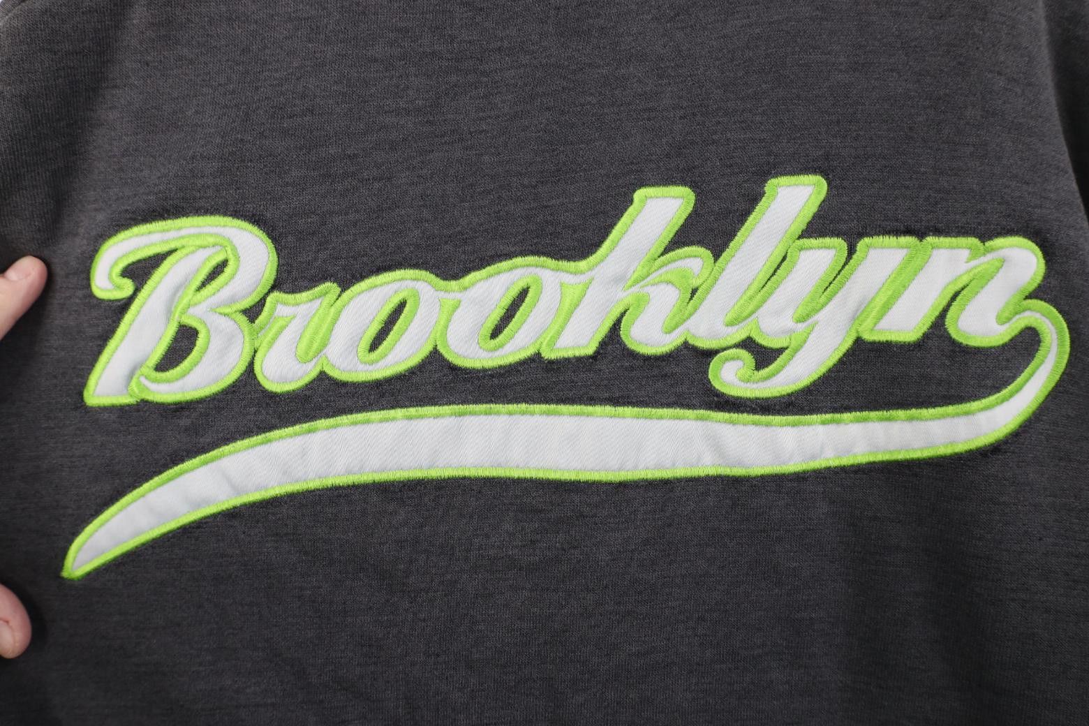 Starter Vintage 90s Starter Script Brooklyn New York Sweatshirt Size US L / EU 52-54 / 3 - 4 Thumbnail