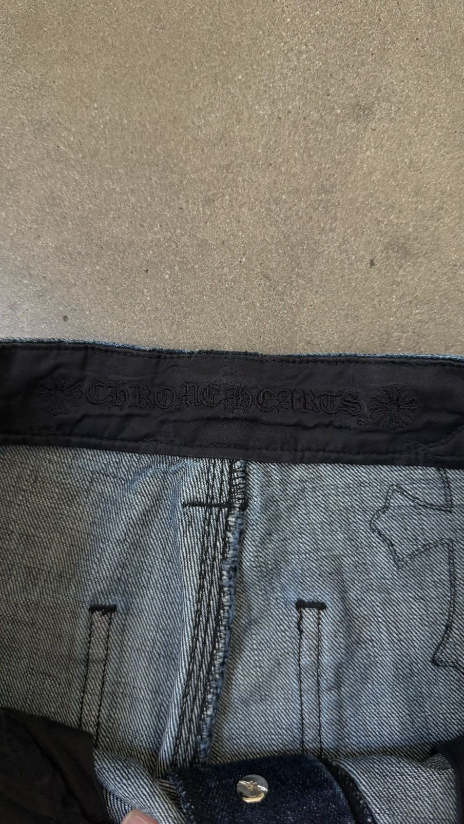 Chrome Hearts RARE!!Chrome Hearts Turbo Diesel Cross Patch Carpenter Jeans Size US 32 / EU 48 - 6 Thumbnail