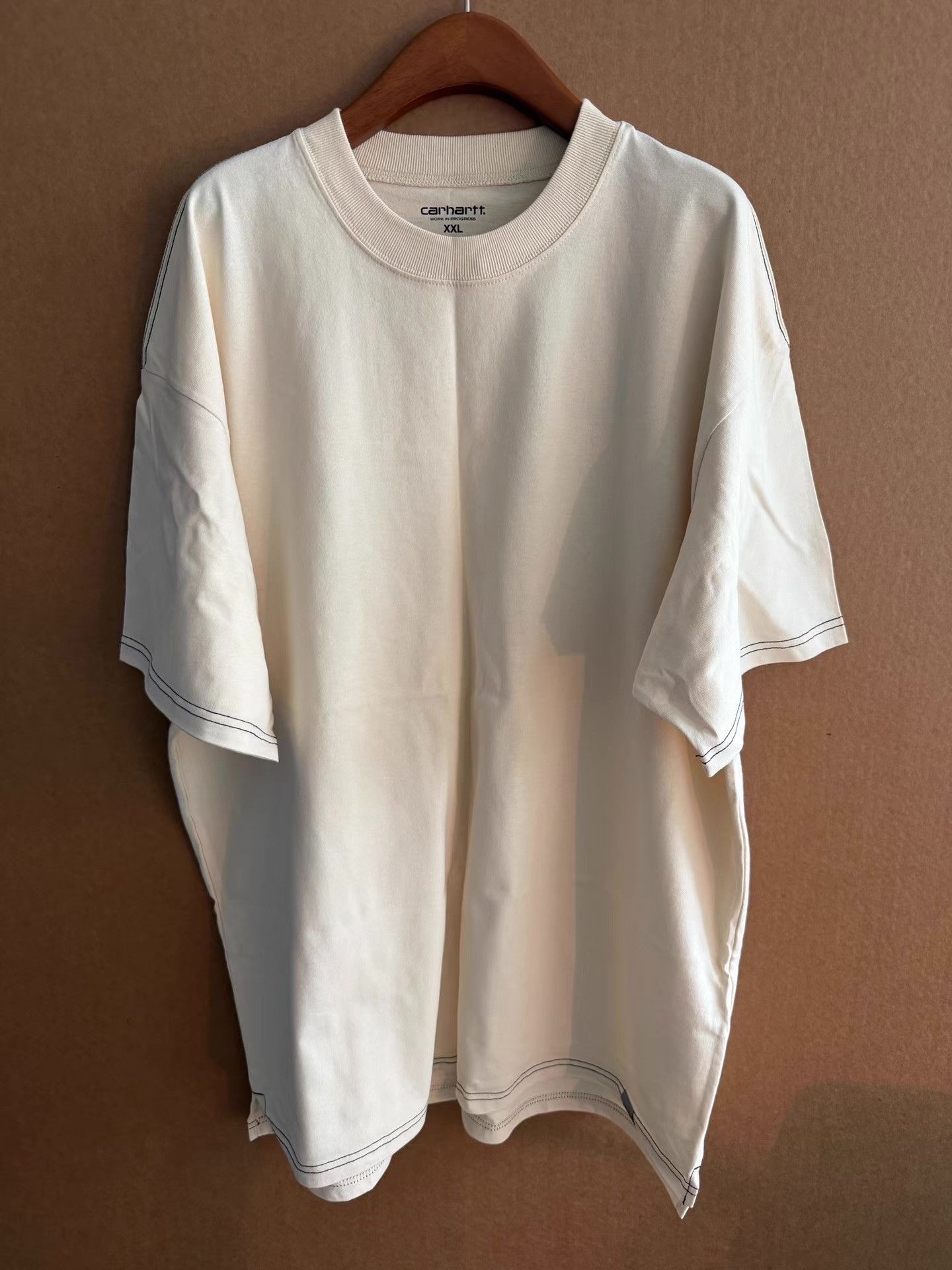 Carhartt Carhartt Off-White Short Sleeve T-Shirt Q16 Size US XXL / EU 58 / 5 - 1 Thumbnail