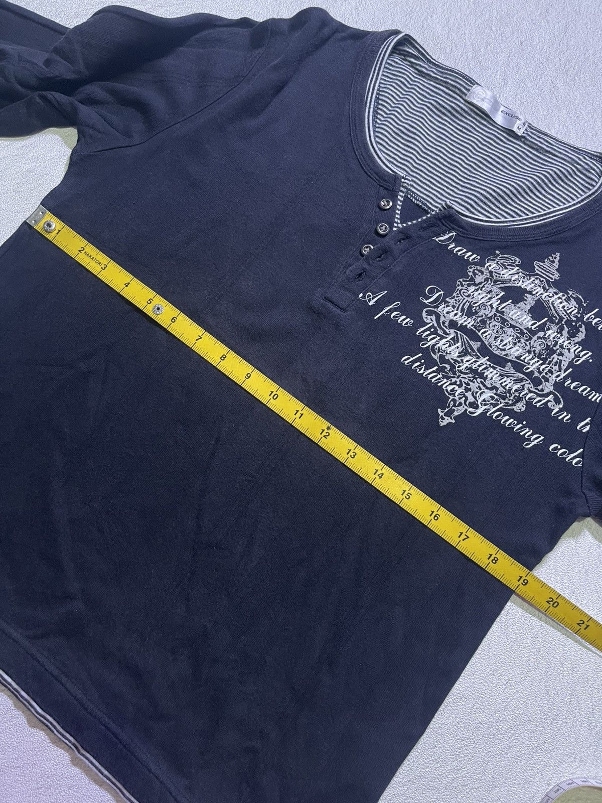 Japanese Brand Y2K EXCUSE long sleeve tshirt Size US M / EU 48-50 / 2 - 10 Thumbnail