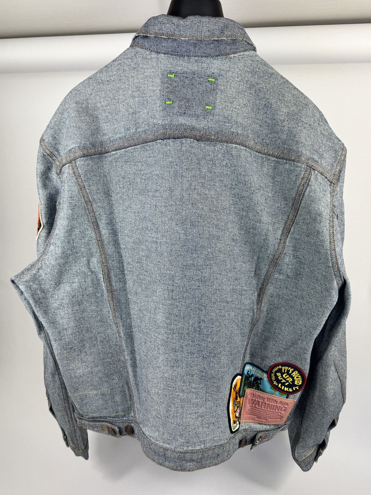Better With Age BROGUE RECONSTRUCTED PATCH WORK REVERSIBLE TRUCKER JACKET Size US XL / EU 56 / 4 - 3 Thumbnail