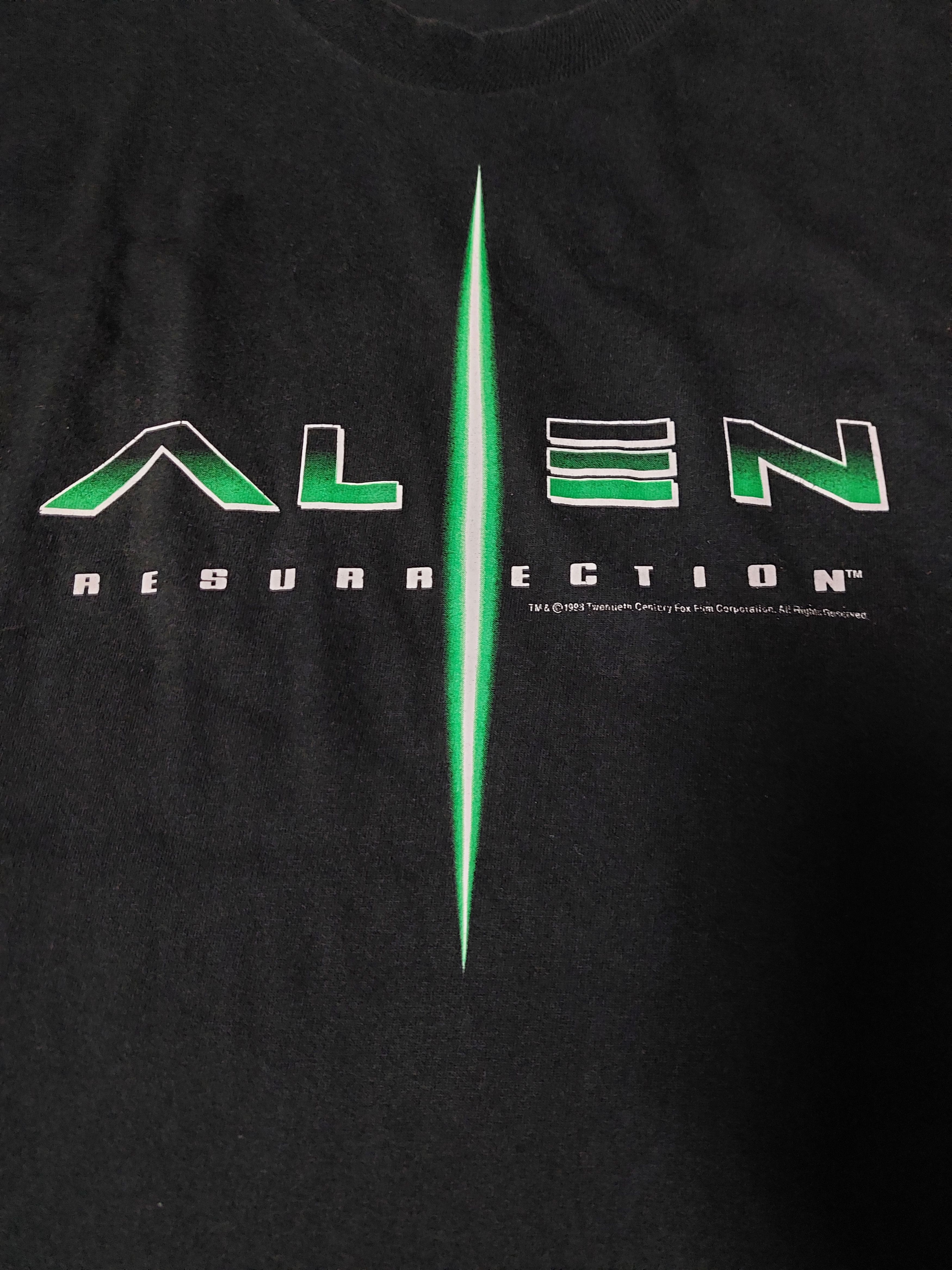 Vintage VINTAGE ALIEN RESURRECTION 90'S MOVIE T Size US M / EU 48-50 / 2 - 3 Thumbnail