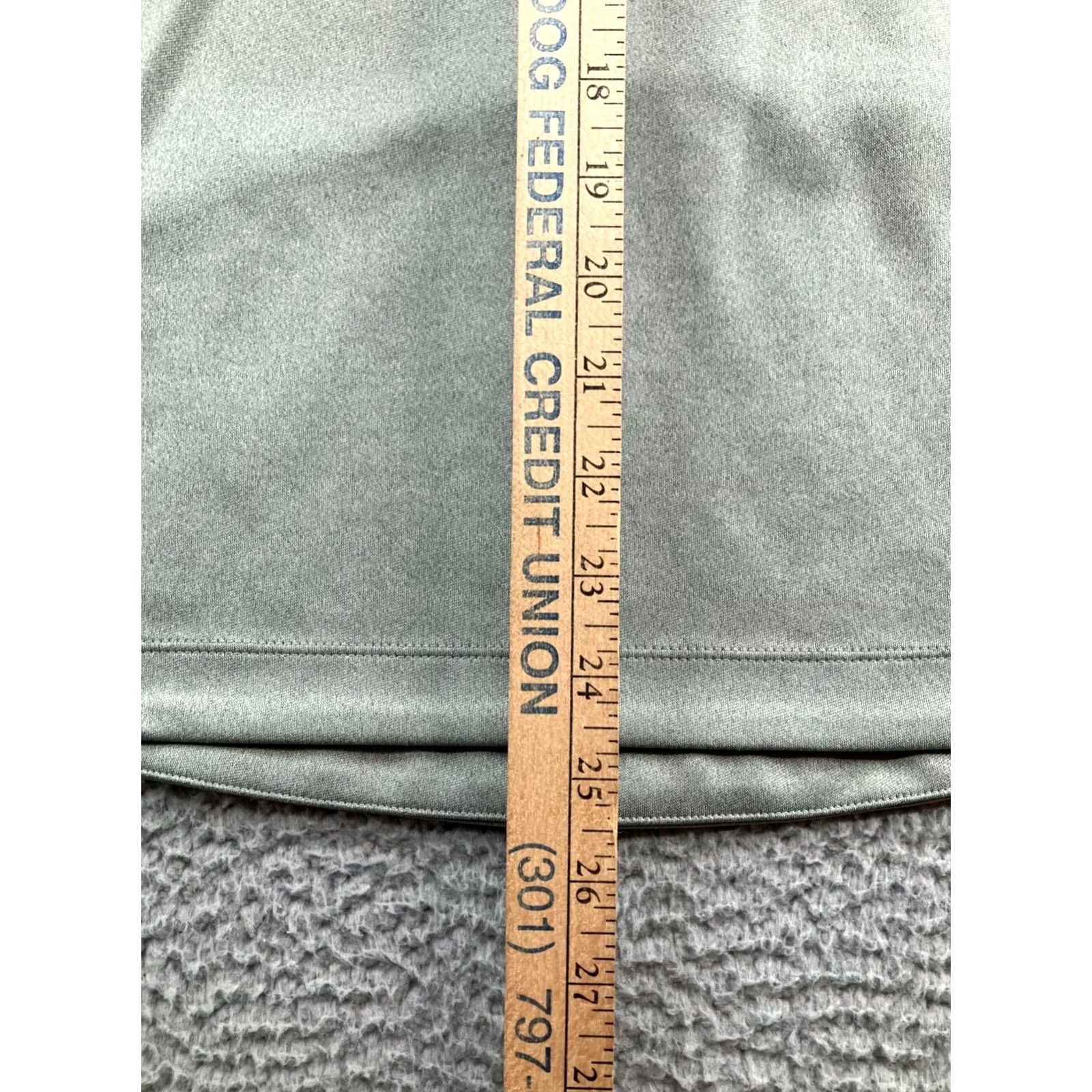Nike Nike Sweatshirt Womens Large Gray Quarter Zip Mock Neck Pullover Jacket Dri-FIT Activewear Sports 1/4 Zip Mens Womens Girls Boys Size L / US 10 / IT 46 - 4 Thumbnail