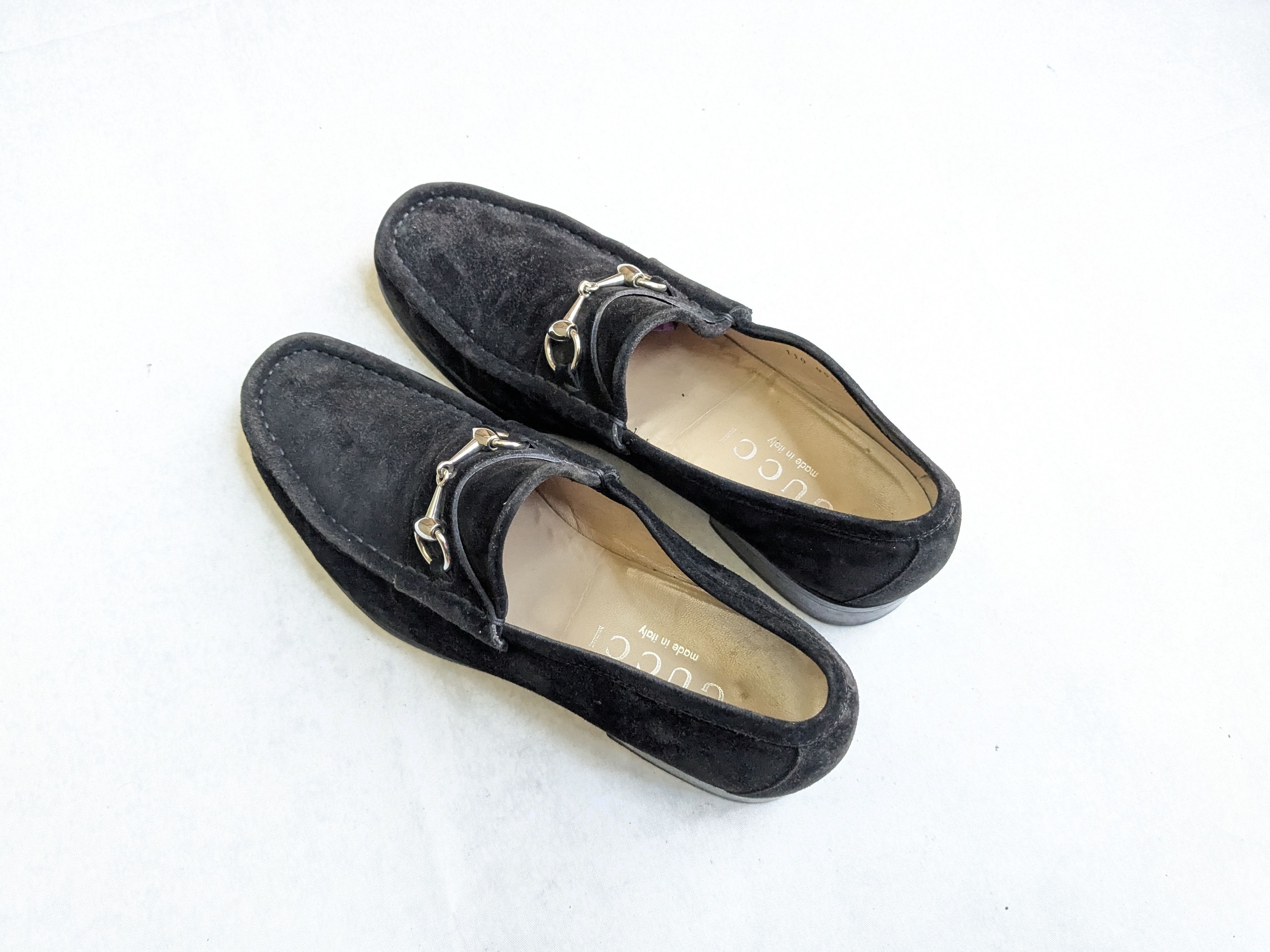 Gucci Gucci Horsebit Loafers Black Suede 9 D Suede Leather Slip On Size US 9 / EU 42 - 9 Thumbnail