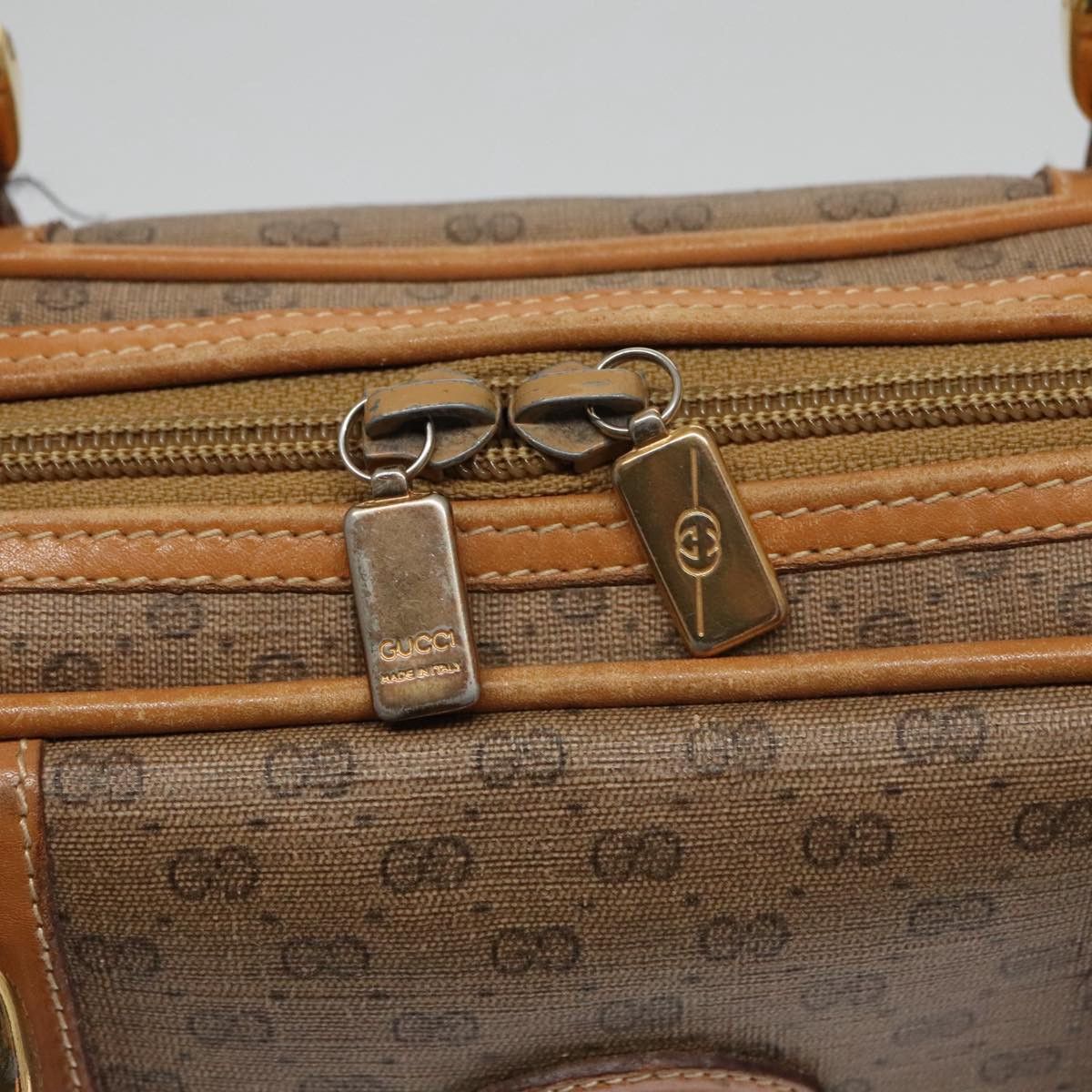 Gucci GUCCI Micro GG Supreme Hand Bag Pvc Leather Beige Gold Size ONE SIZE - 15 Thumbnail