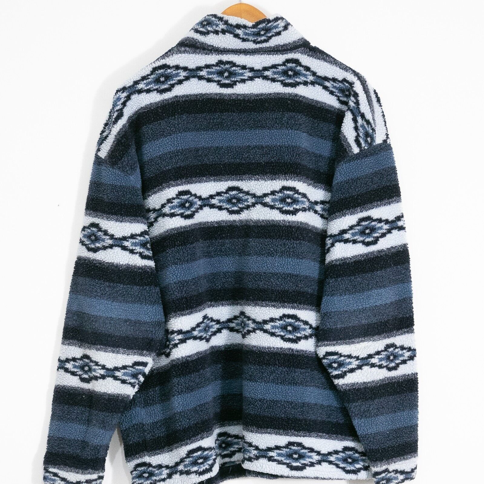 Vintage × Wrangler Vintage Wrangler Quarter Zip Fleece Jacket XL Aztec Pattern Size US XL / EU 56 / 4 - 6 Thumbnail